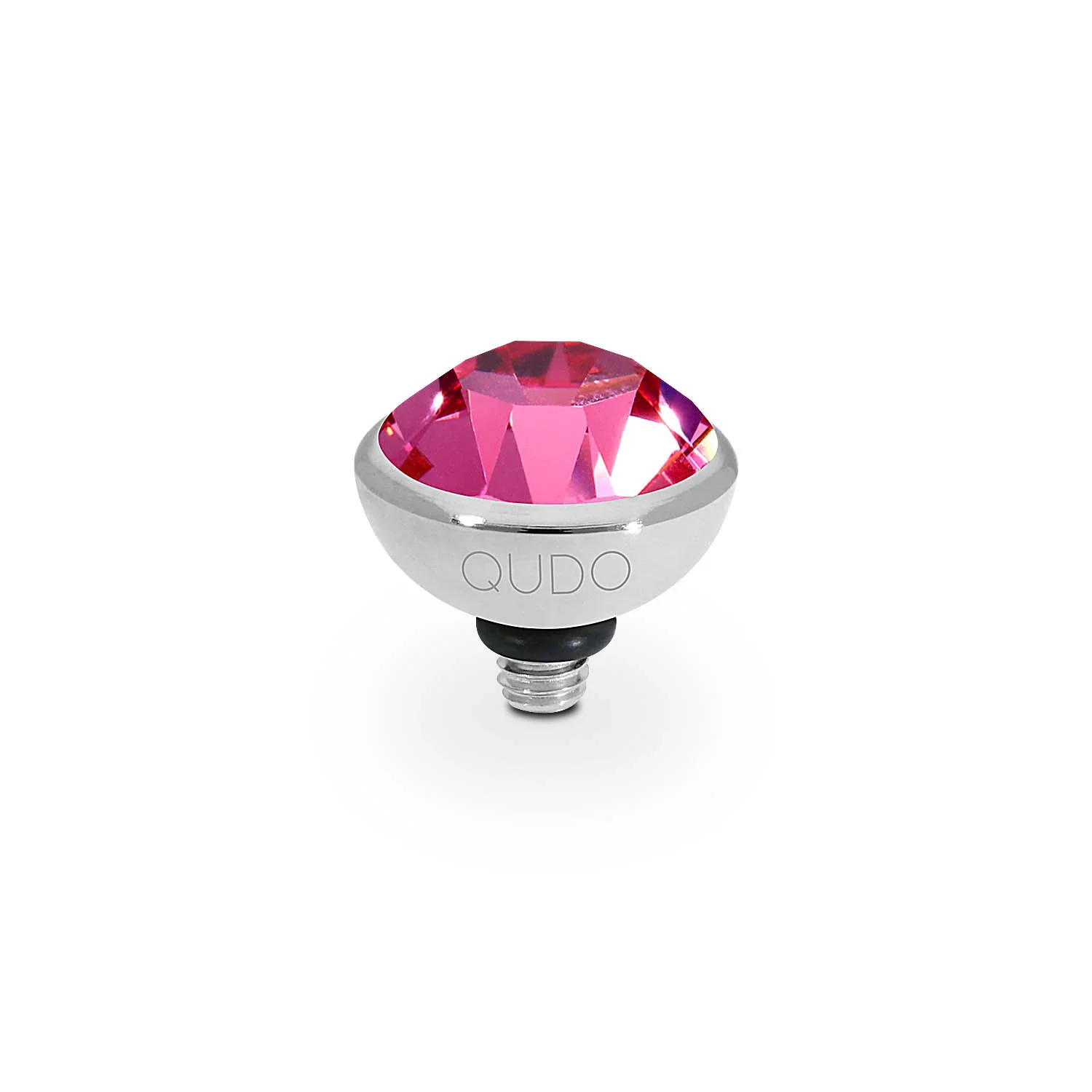 Qudo Ring Top Bottone Rose 10mm