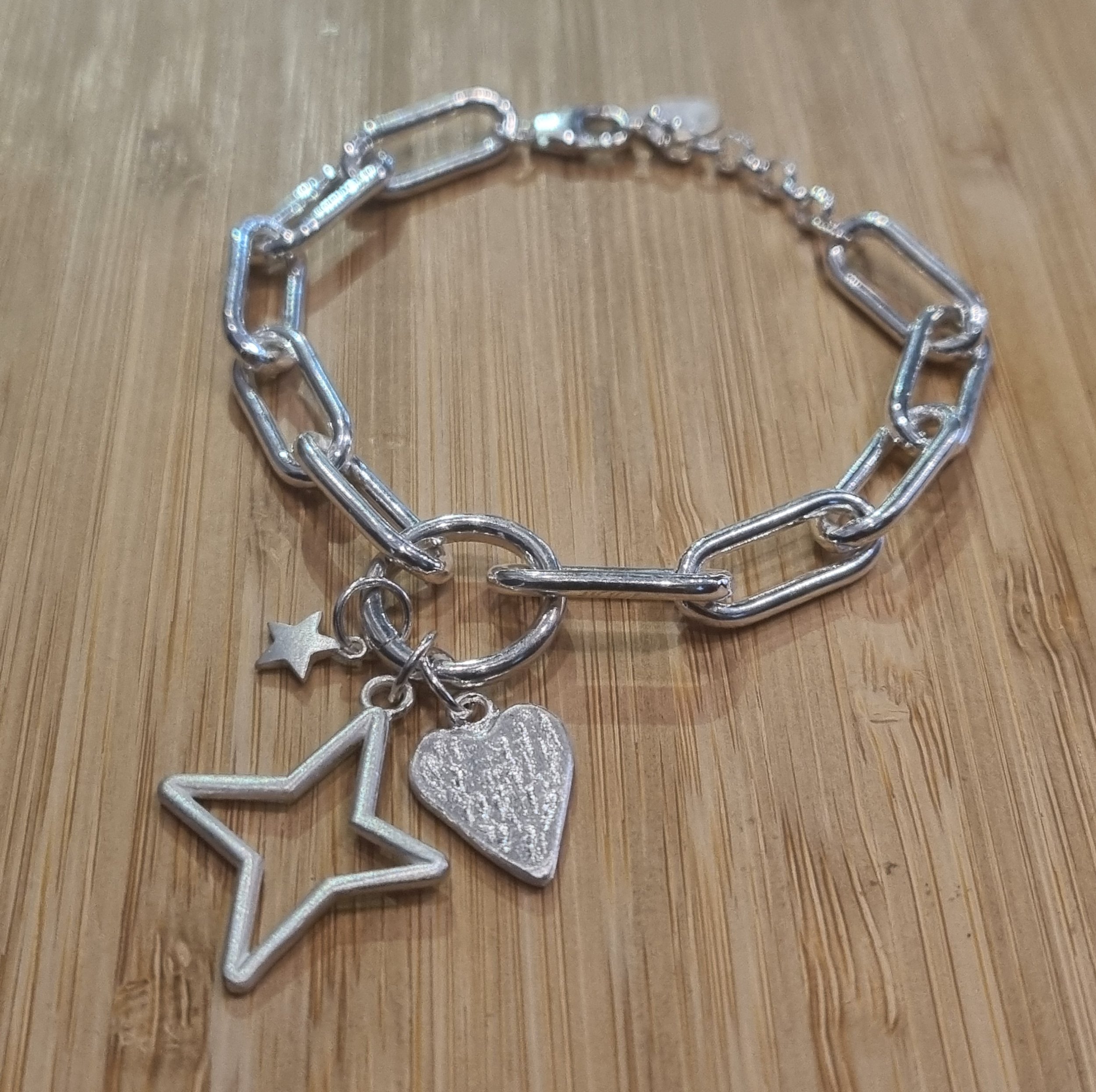 Chambers & Beau Spring Fever Charm Bracelet Silver