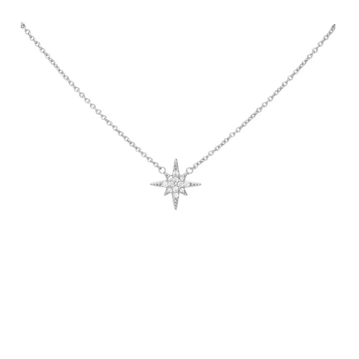 Scream Pretty Starburst Necklace with Slider Clasp Silver