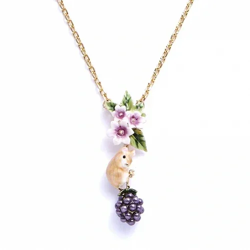 Bill Skinner Blackberry & Mouse Pendant