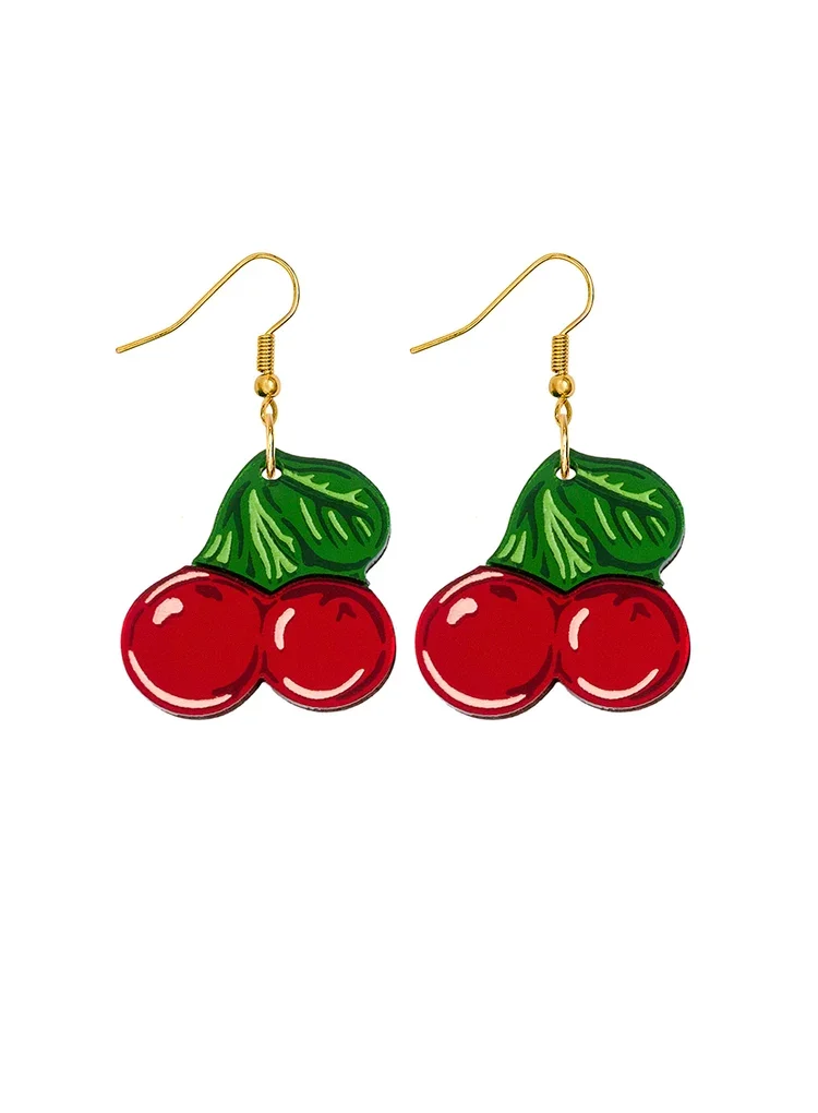 Tatty Devine Sweets Sour Cherry Earrings