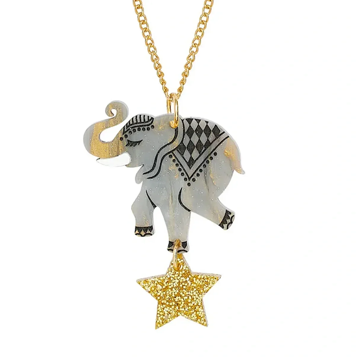 Tatty Devine Circus Elephant Pendant