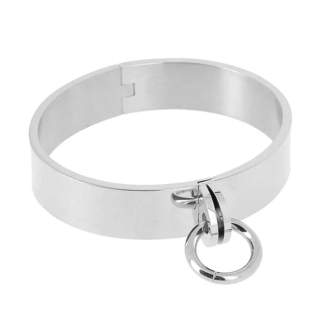 Zag Bijoux Chunky Ring Bangle Steel