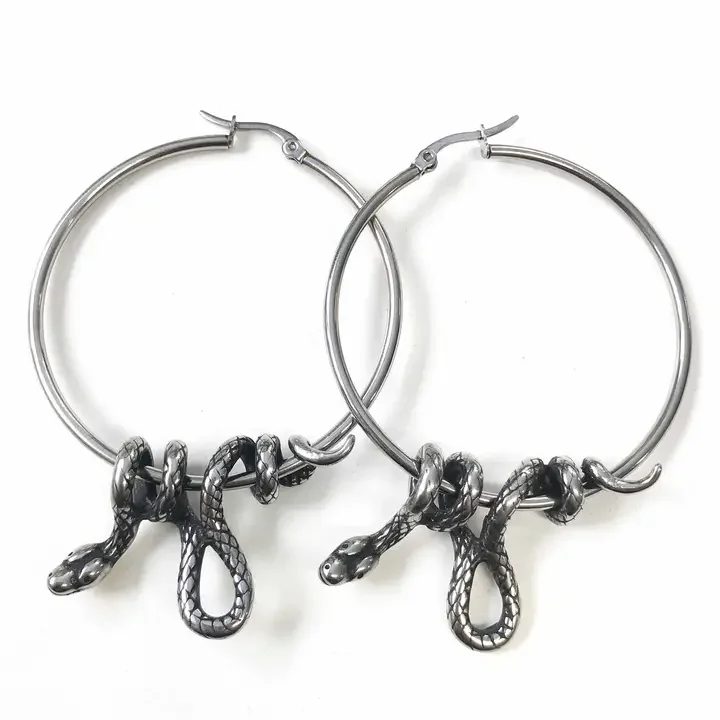 Mysticum Luna Serpent's Lair Snake Earrings