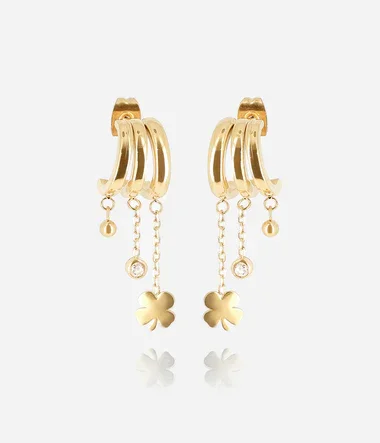 Zag Bijoux Illusion Lorena Earrings Gold