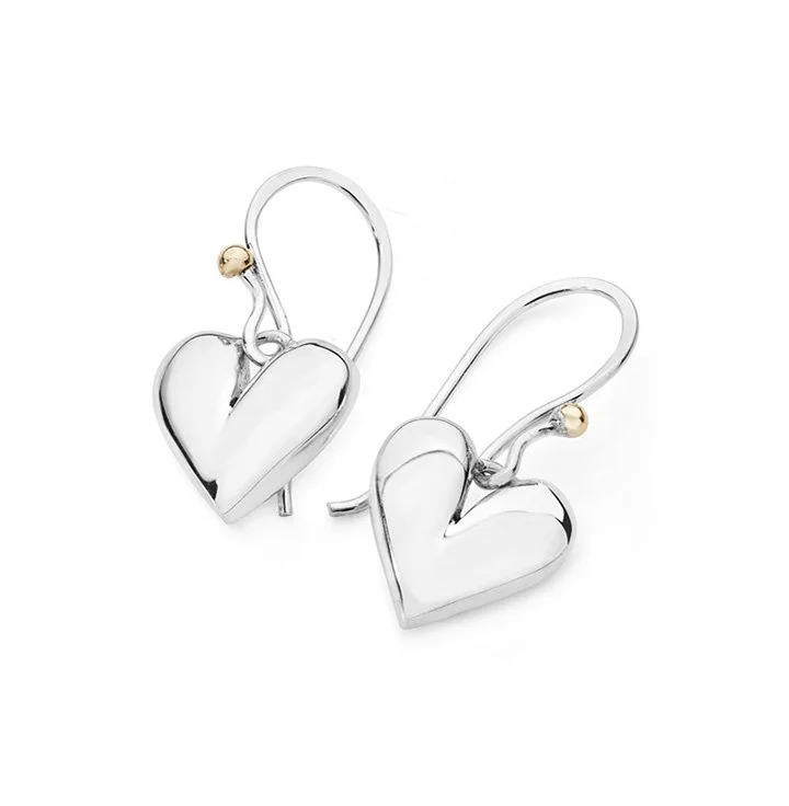 Linda Macdonald Forever Heart Drop Earrings
