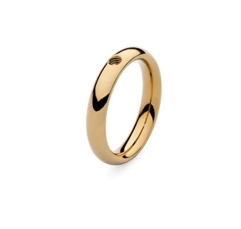 Qudo Basic Ring Small Deluxe Gold