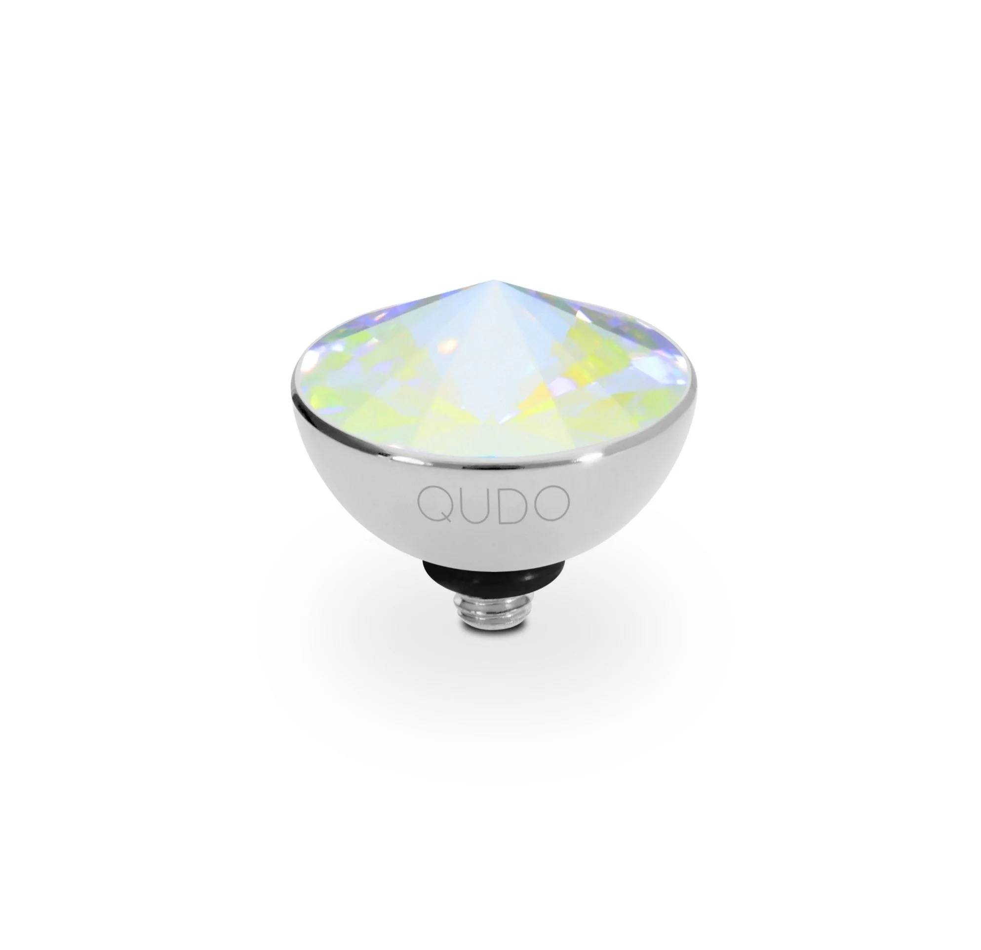 Qudo Ring Top Bottone Aurora Boreale  11.5mm