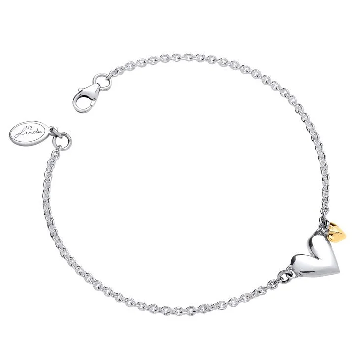 Linda Macdonald You & Me Hearts Bracelet