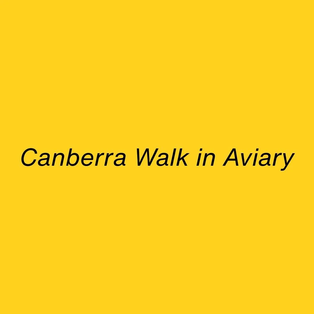 Canberra Walk In Aviary