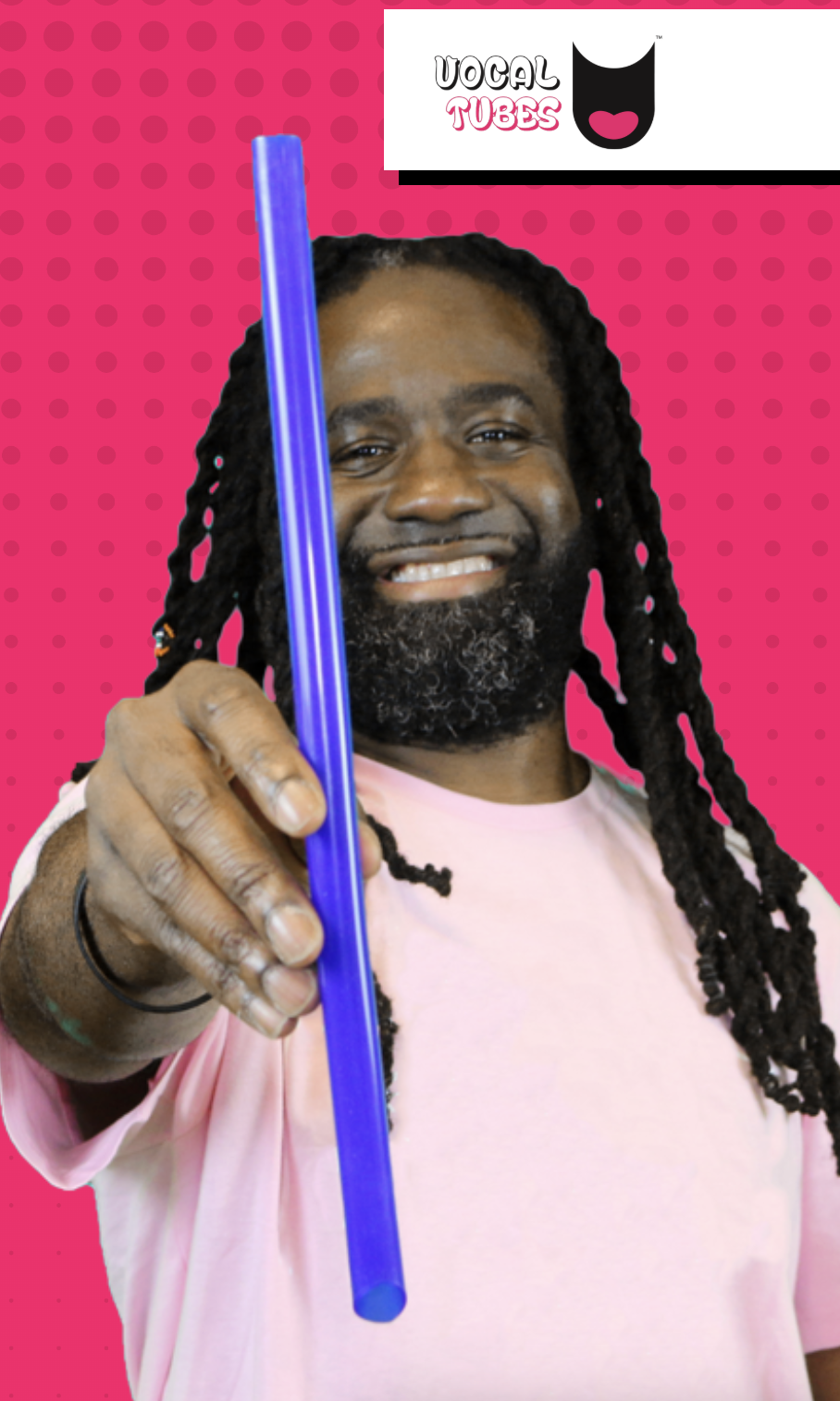 Vocal Tubes - Vocal training tubes and straws by Joshua Alamu for singers’ voice warm‑ups and technique, used by artists like Little Mix, FLO, RAYE, and Kay from Sing With Kay