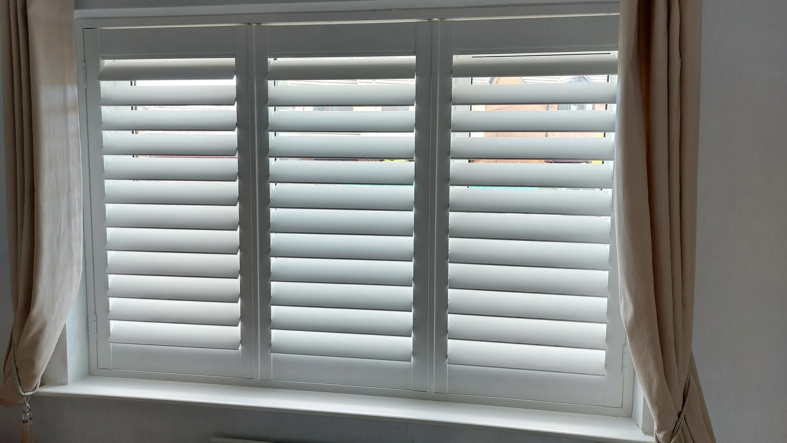 PVC Shutters fitted in Culcheth from inside