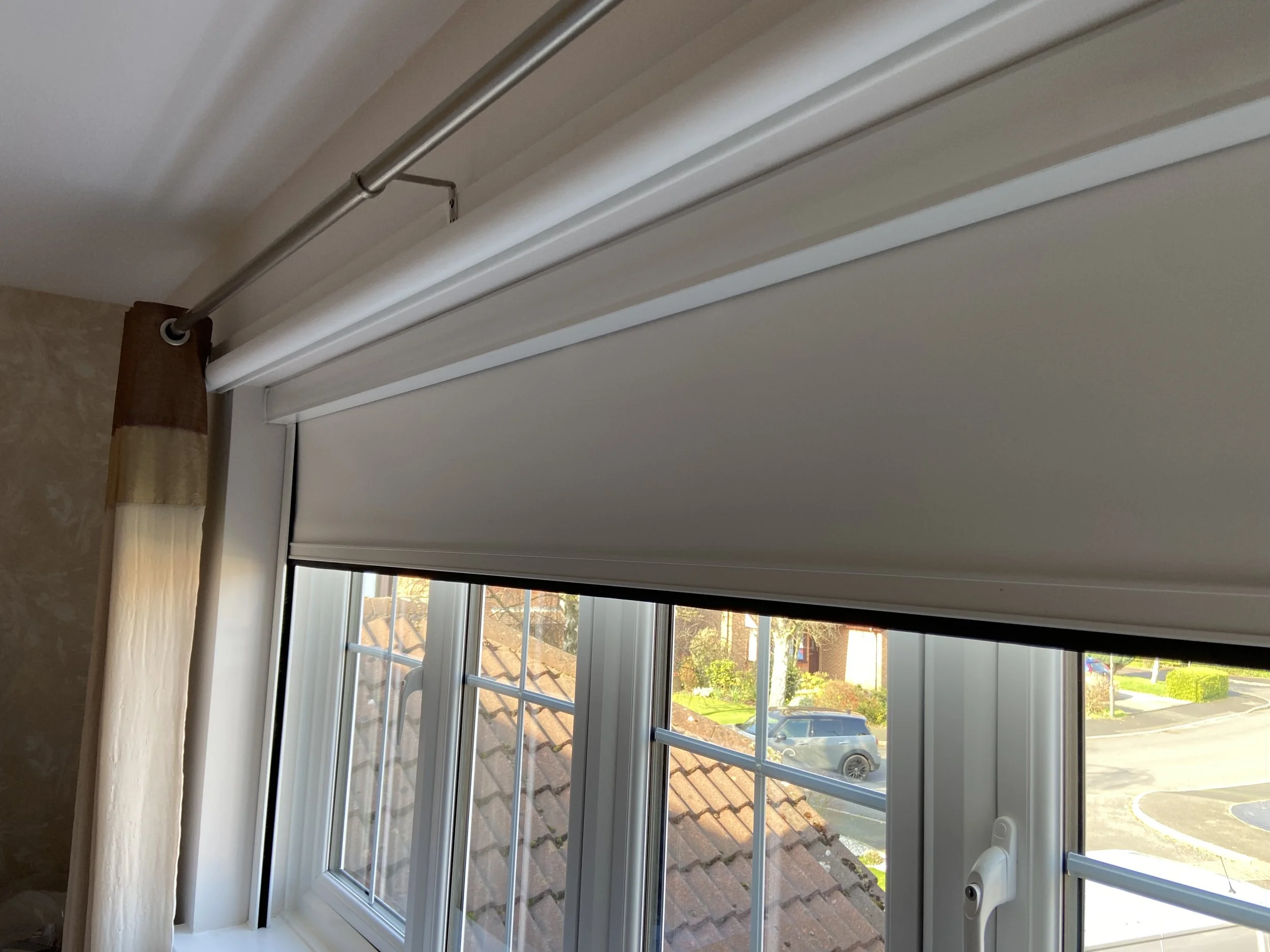 BlocOut Blind Fitted in a bedroom in Lowton