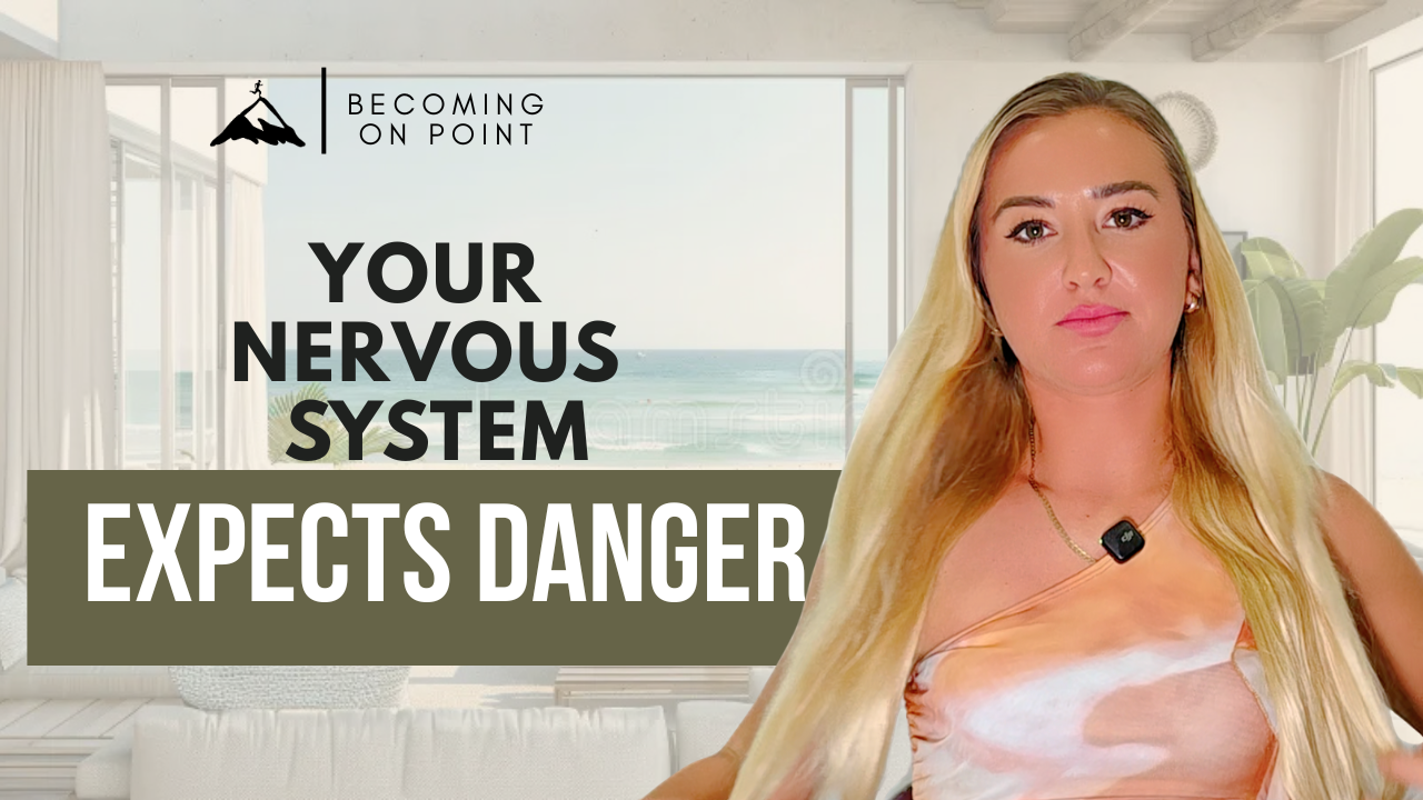 youtube thumbnail for video on why you avoid things that matter - because your nervous system expects danger