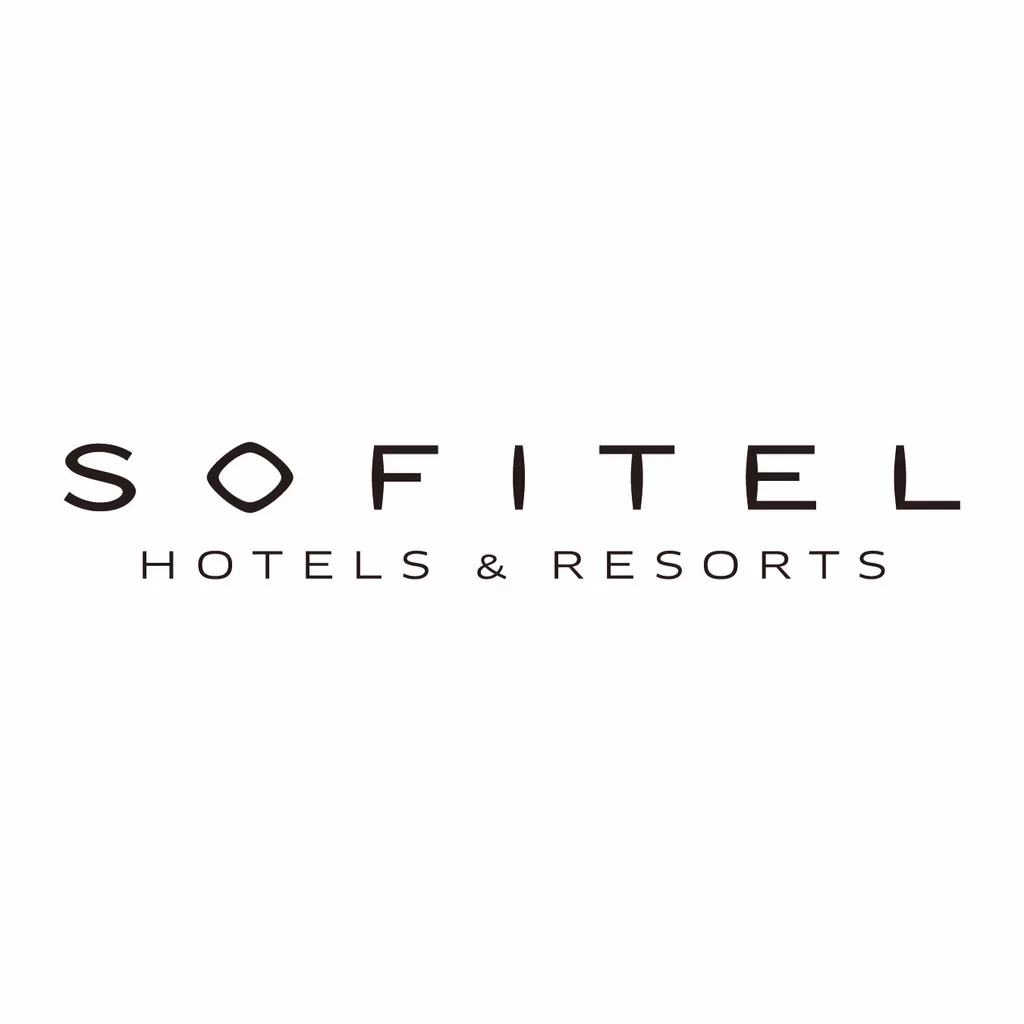 Logo of Sofitel Hotels & Resorts with black text on a white background.