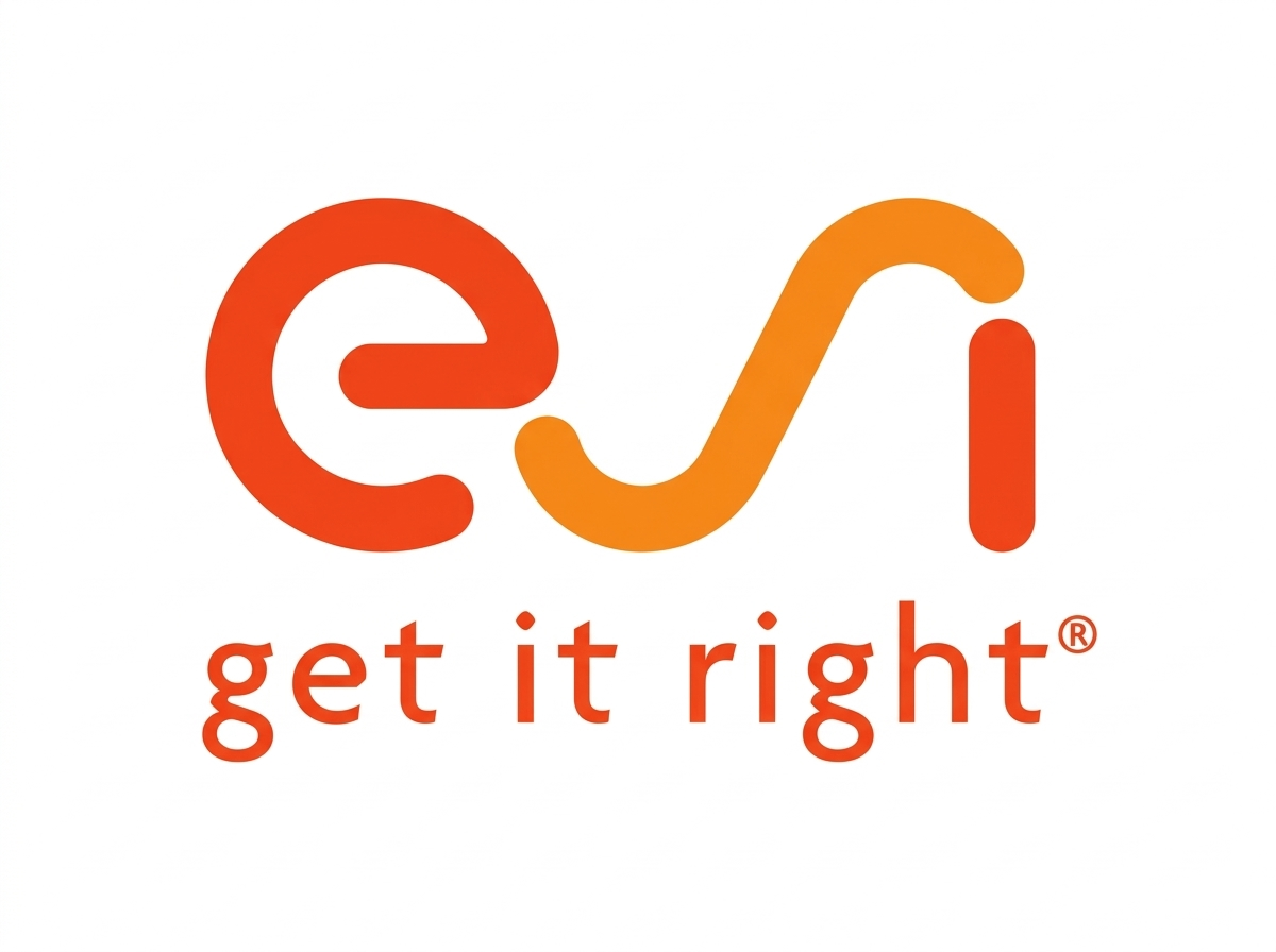 The image features a stylized logo with the text 'eti' in a gradient orange-red color. Below the logo, the phrase 'get it right' is written in lowercase orange-red letters.