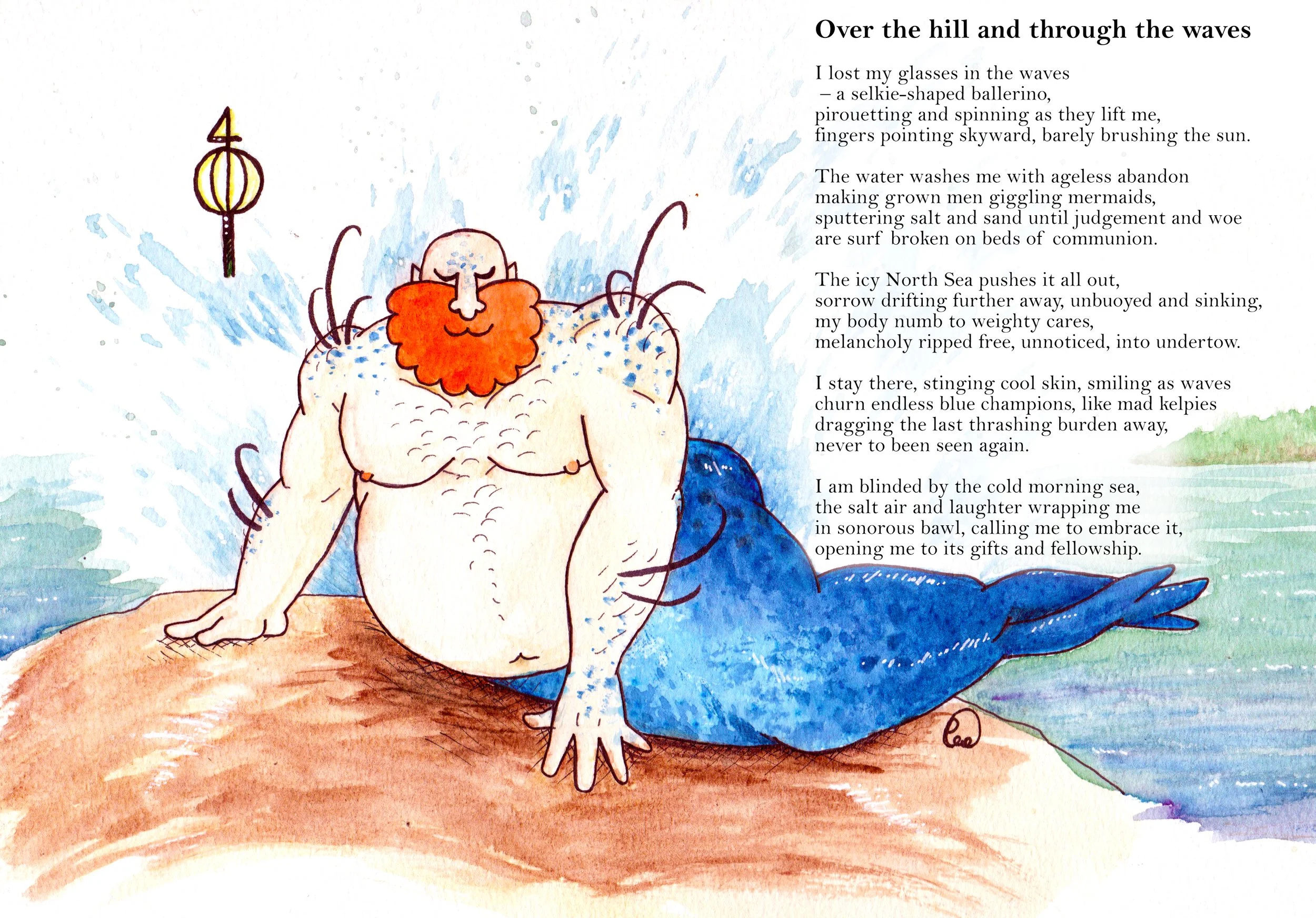 Illustration of Selkie by Themo H Peel