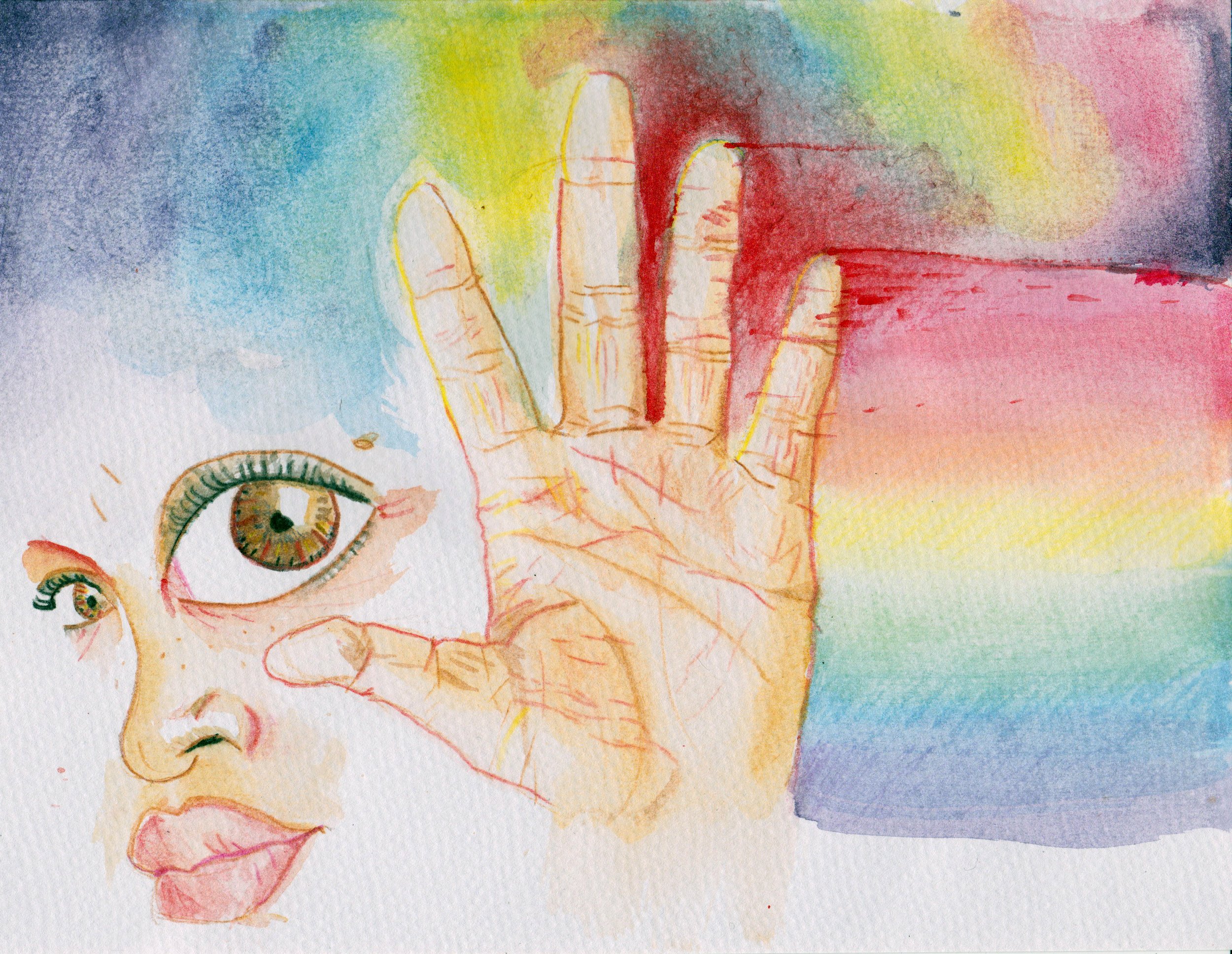 Rainbow portrait