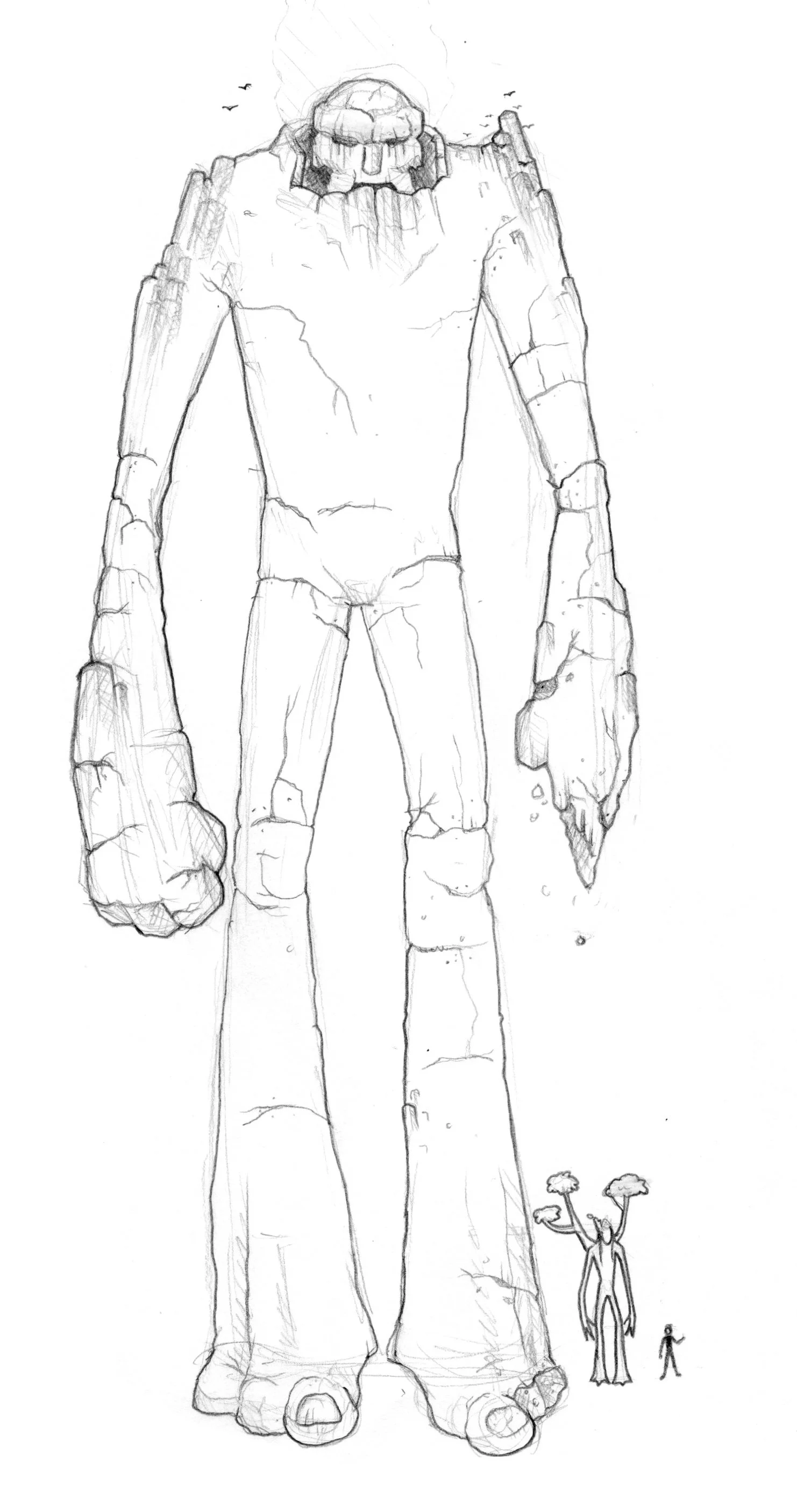 Stone giant size comparison