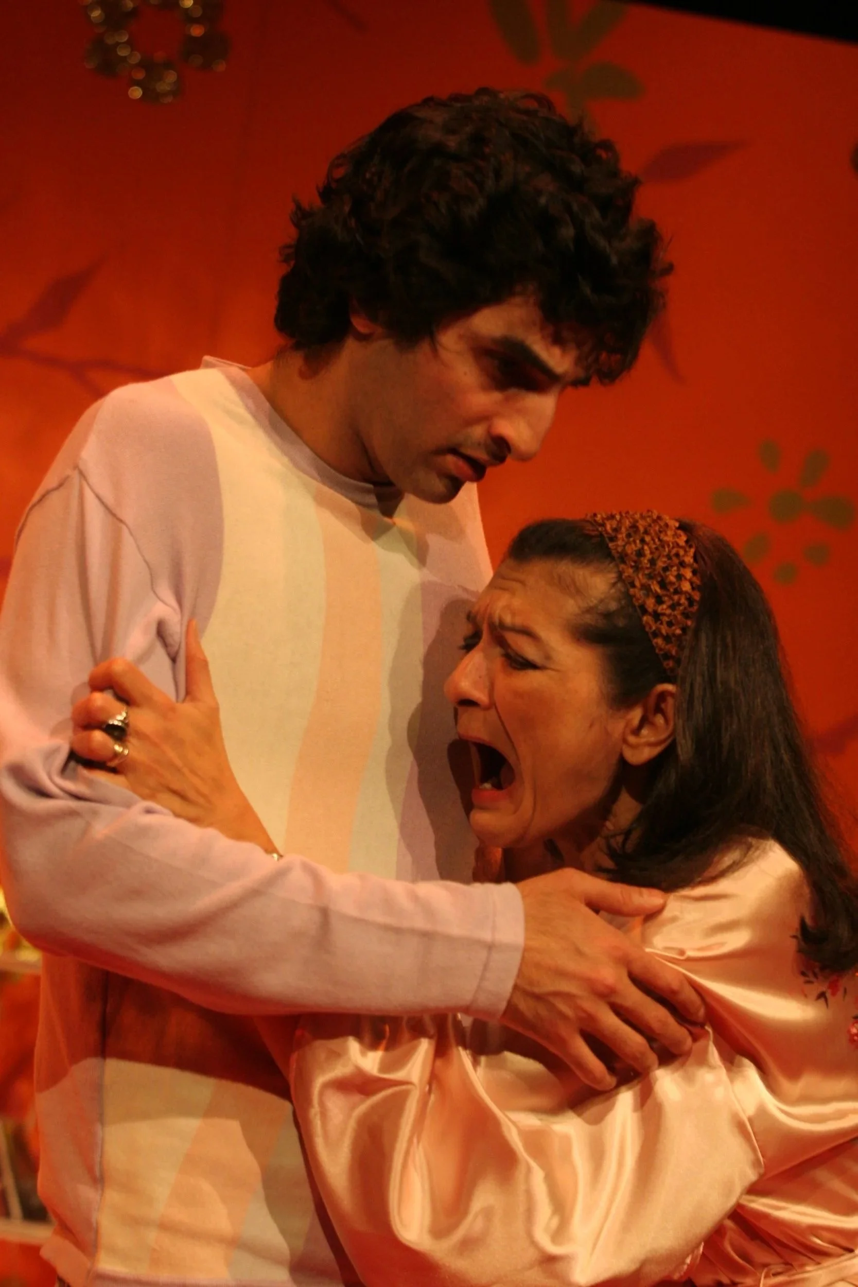 Pushpinder Chani as Mushtaq and Shelley King as Laila