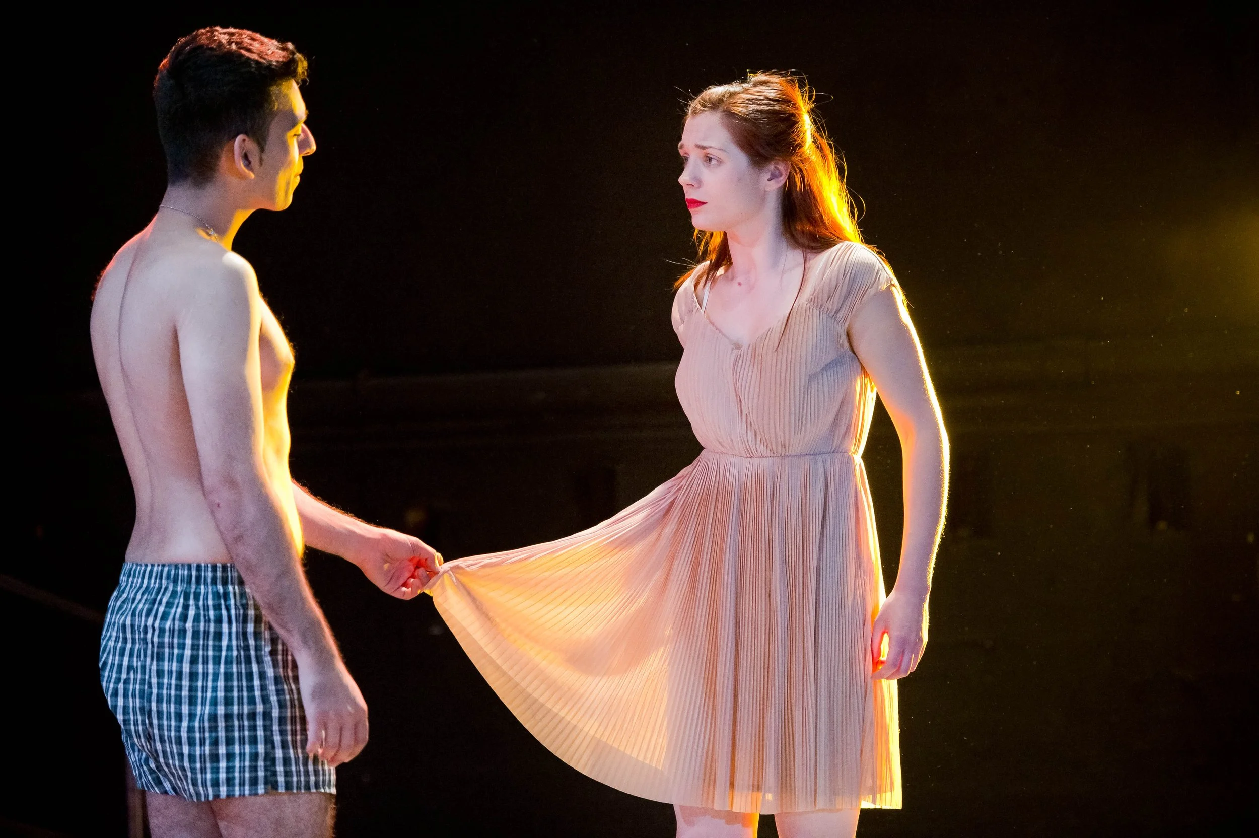 Waleed Akhtar as Naz and Gina Abolins as Rose 
