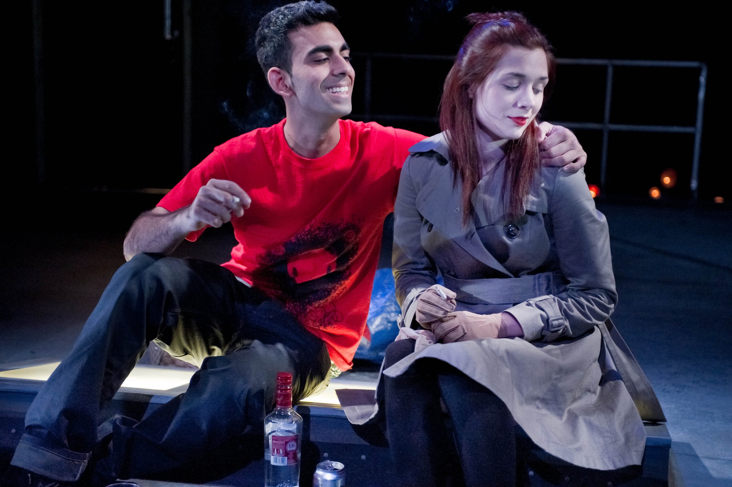 Waleed Akhtar as Naz and Gina Abolins as Rose 