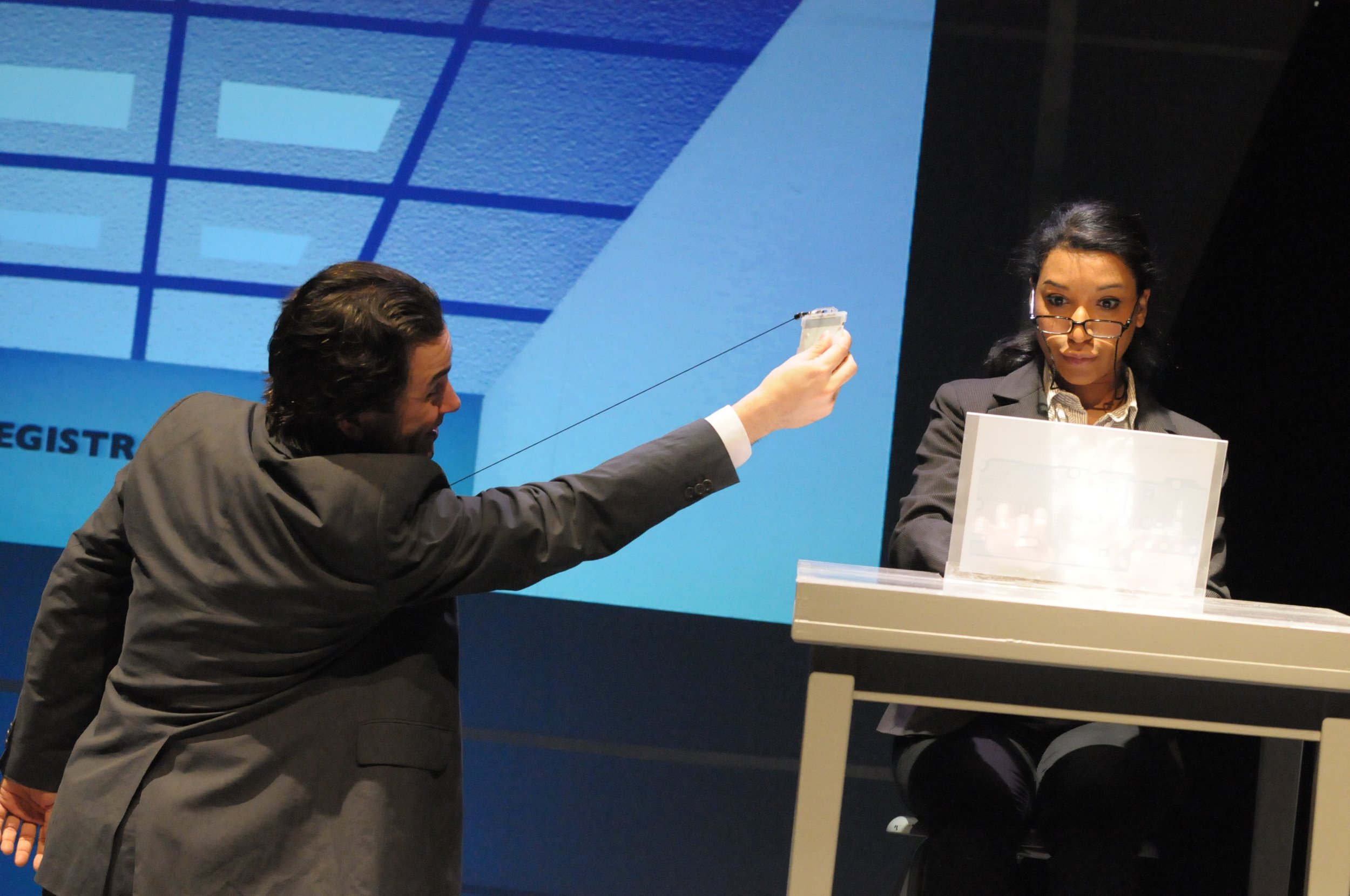 Chand Martinez as Enoch and Sarah Paul as Abigail