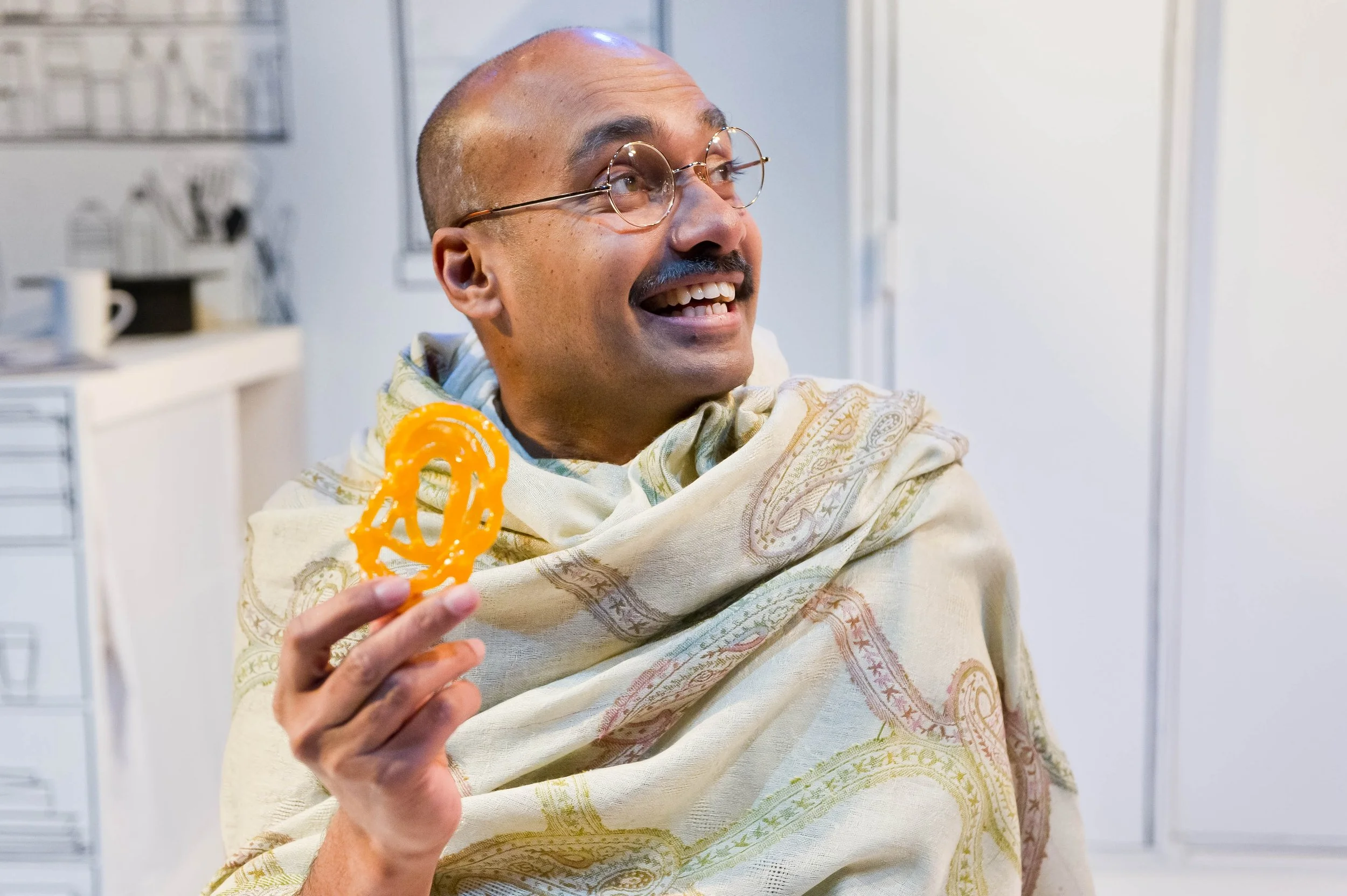 Gary Pillai as Gandhi 