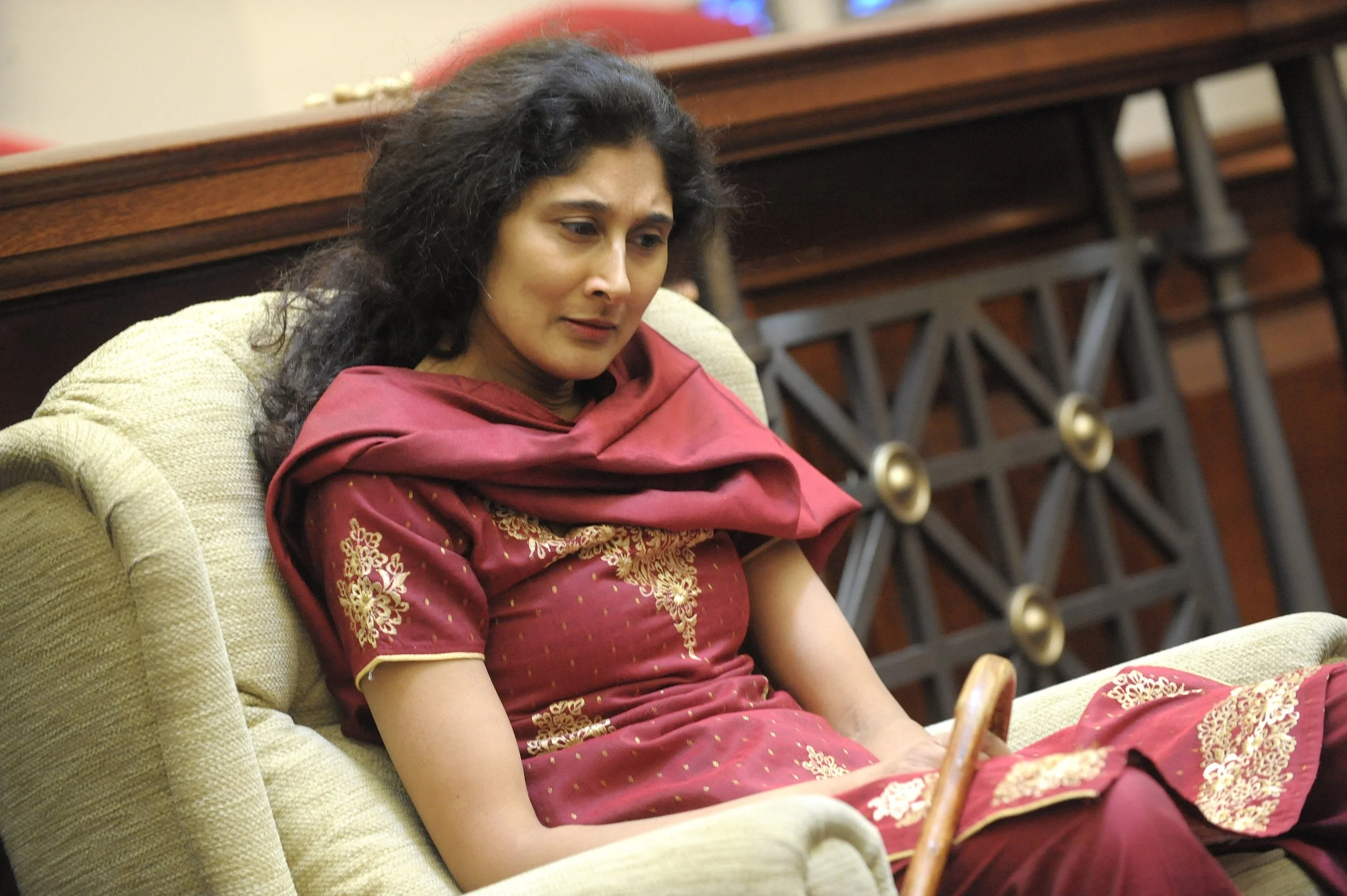 Sakuntala Ramanee as Aysha — Image Credit: Robert Day