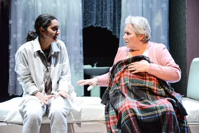 Aasiya Shah as Alyssa and Hazel Maycock as Betty — Photo by Robert Day