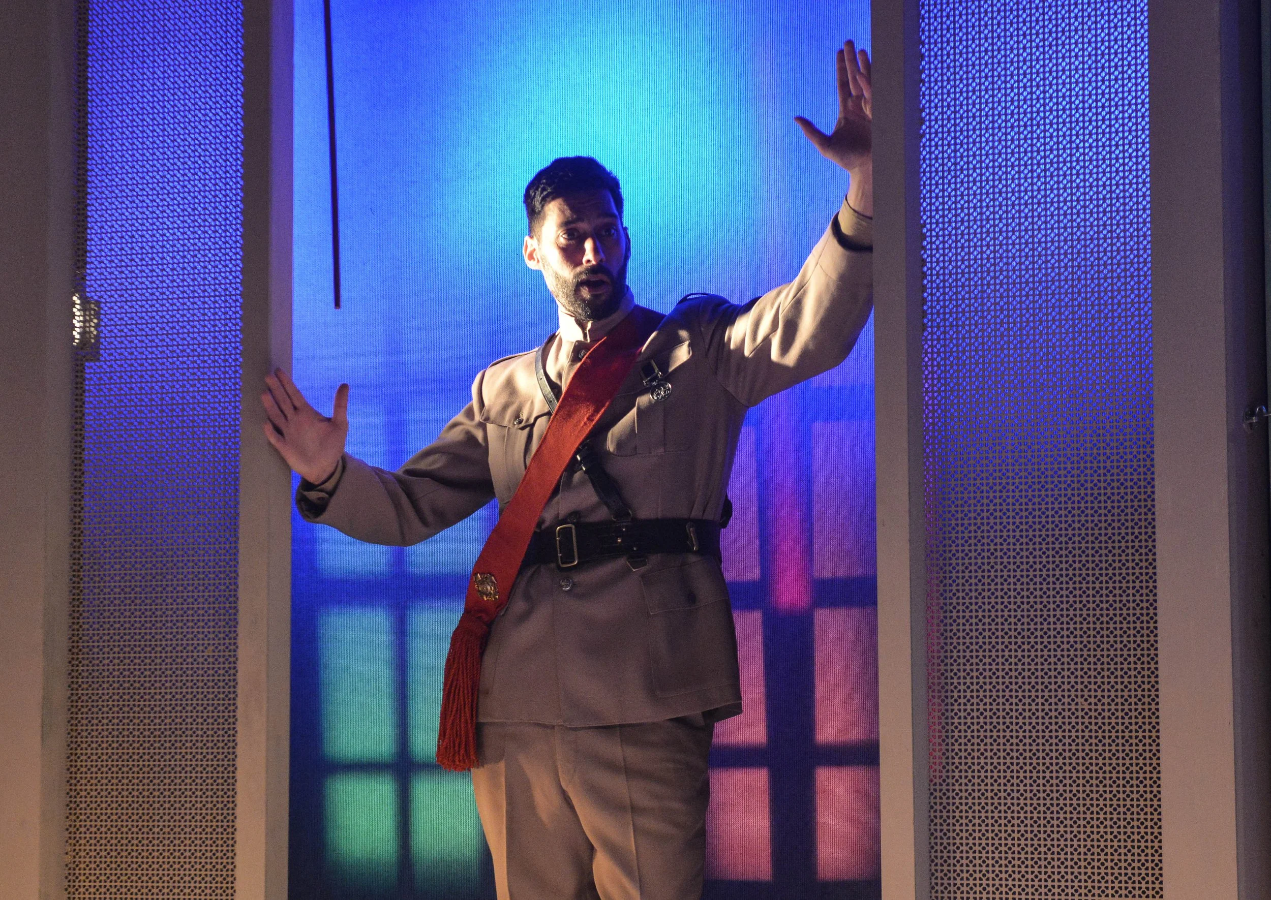 Robert Mountford as Colonel Tariq — Image Credit: Robert Day