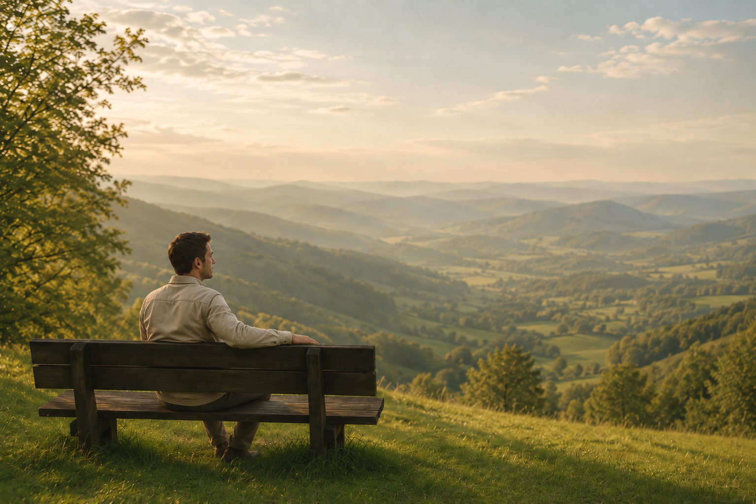 Mann, Sehnsucht, Ferne, Weite, Auszeit, Alltag, Achtsamkeit, Resilienz