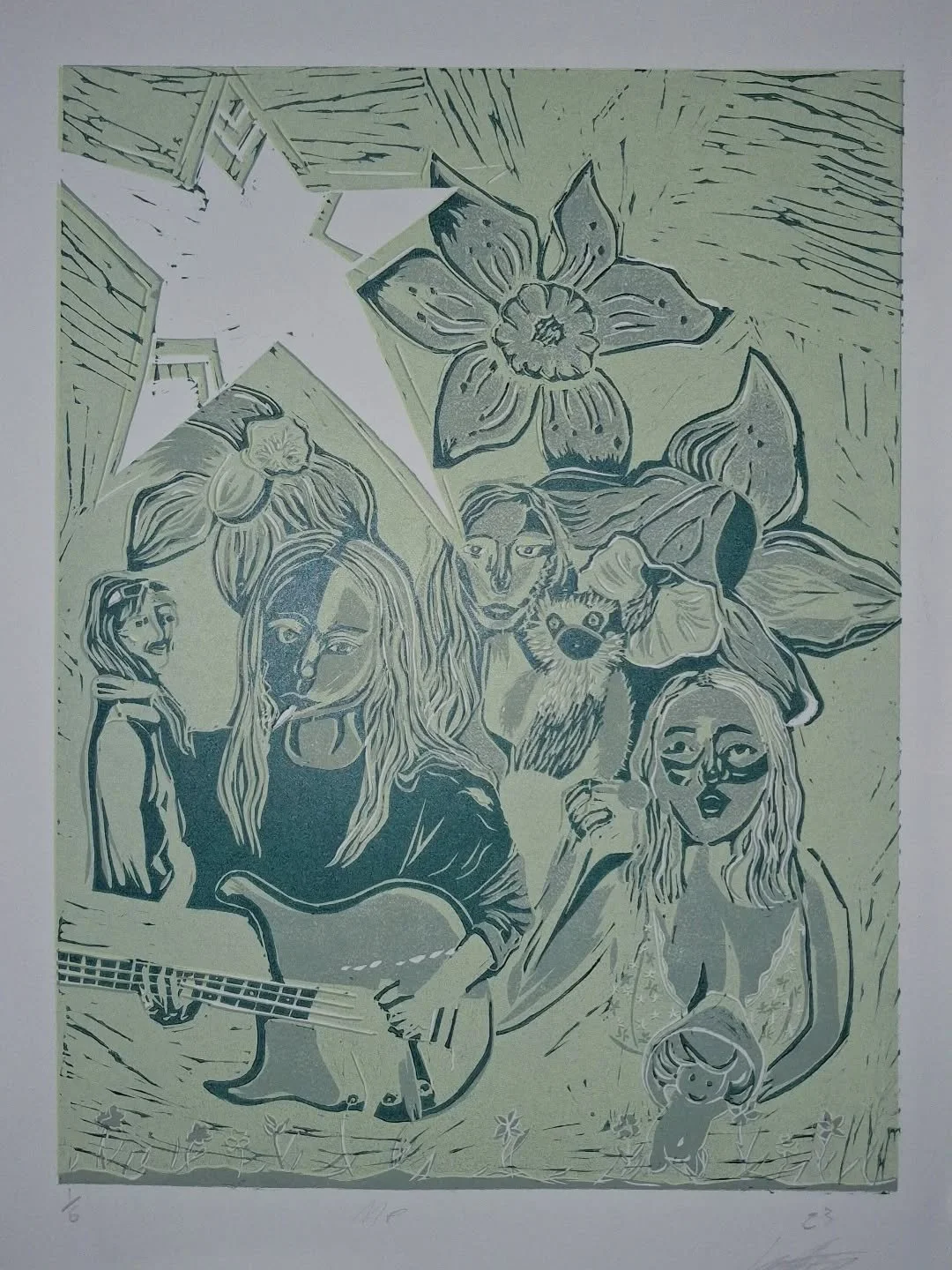 Me 1 of 6

A colarge of old photos and important symbols mixed into a print. 

Suicide print lino, A3, 2023

#lino #suicideprint #selfportraits