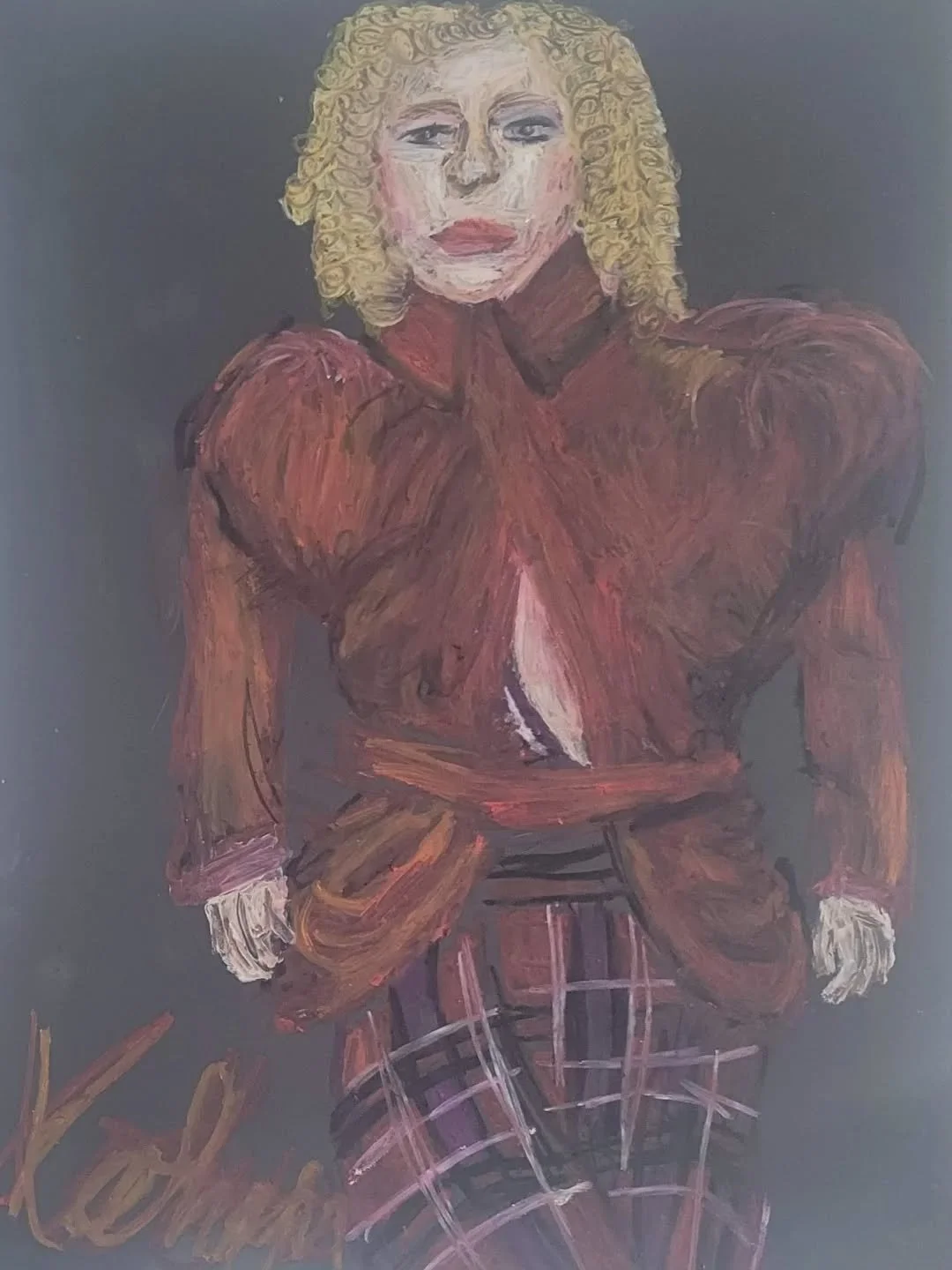 Red Rouge 

A3, Oil pastle, 2024 

#oilpastels #figrativeart