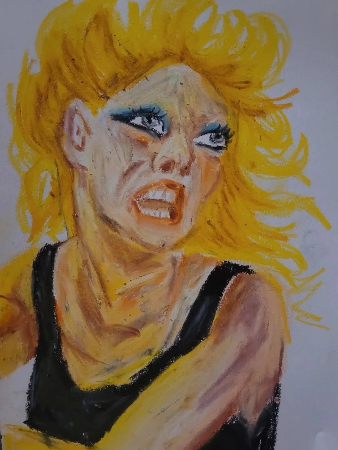Oil pastle Amy!! 2025 

#oilpastle #oilpastleportrait
