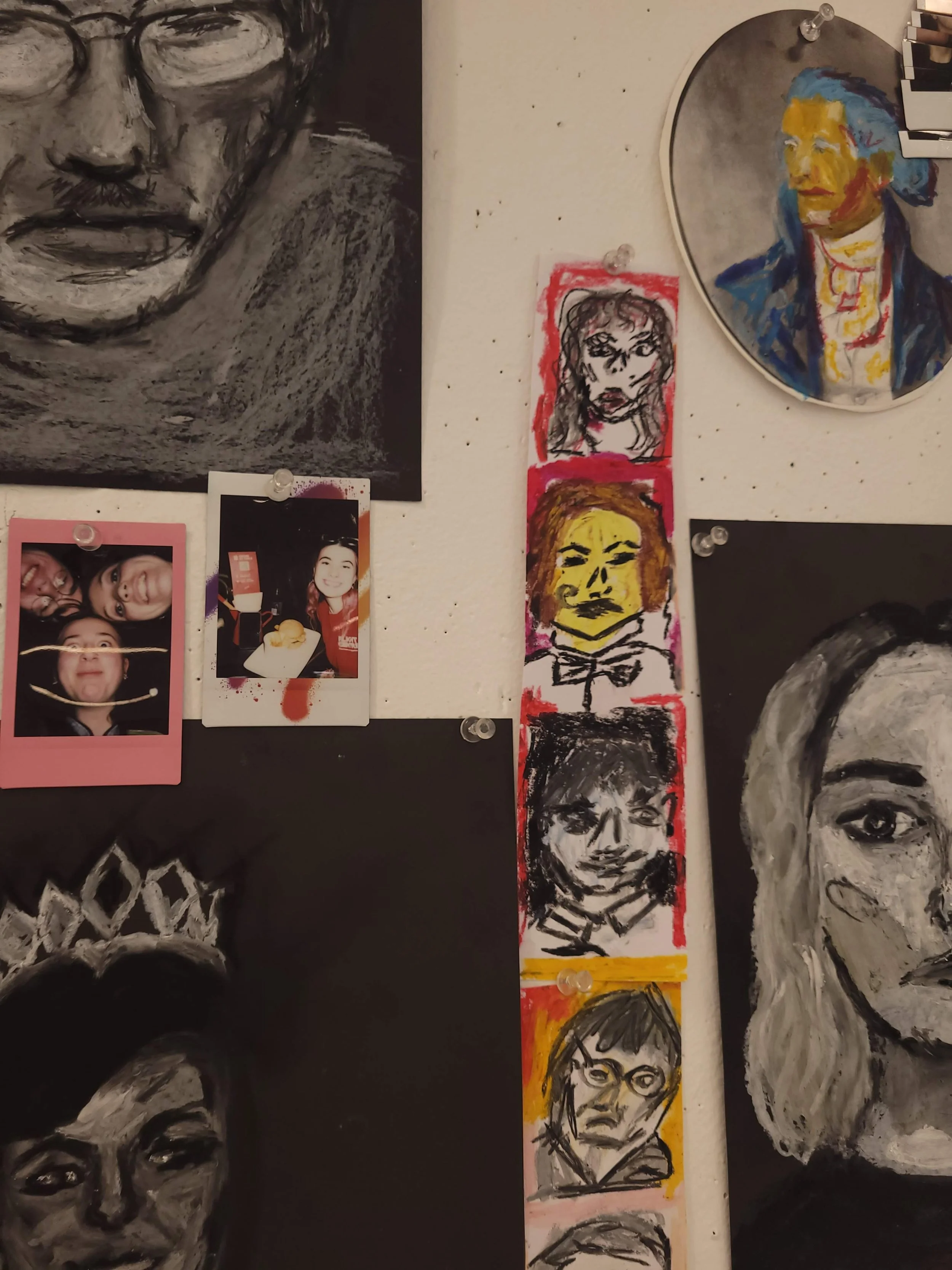 Nothing Nearly No where,
Close up seven,
Kathryn Guy, Collage (Oil Pastel, Acrylic Marker), 1m by 1.3m, 2024