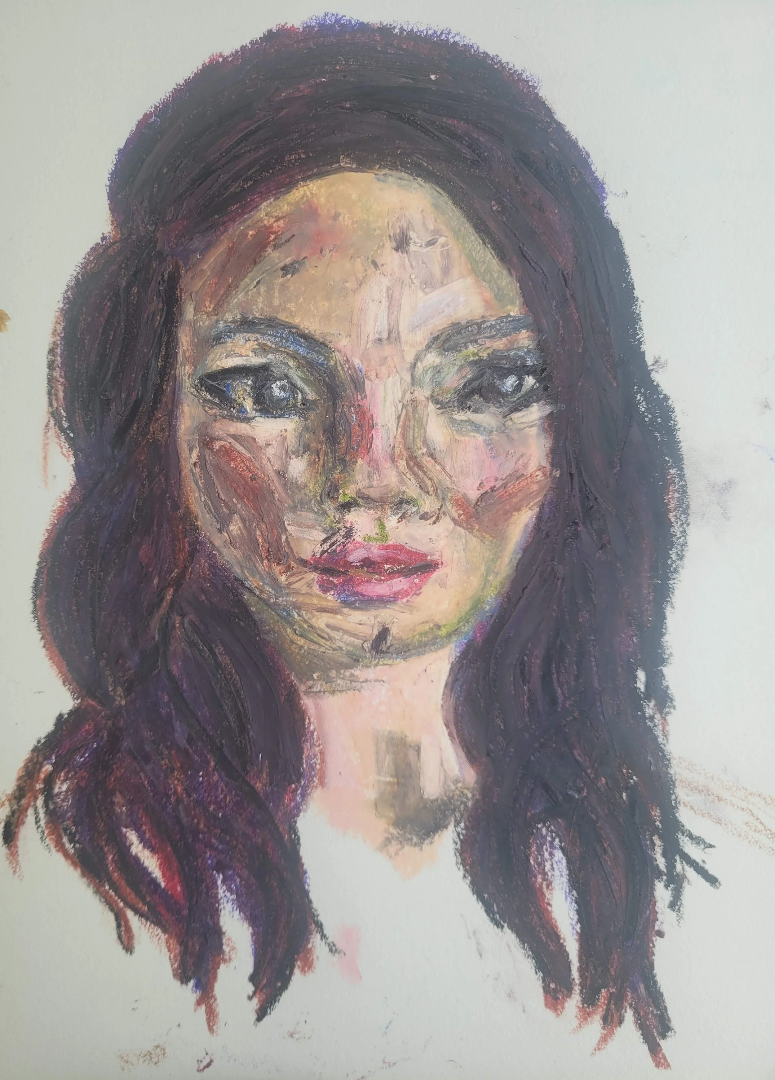 Emma,
Kathryn Guy, Oil Pastel, A4, 2025
