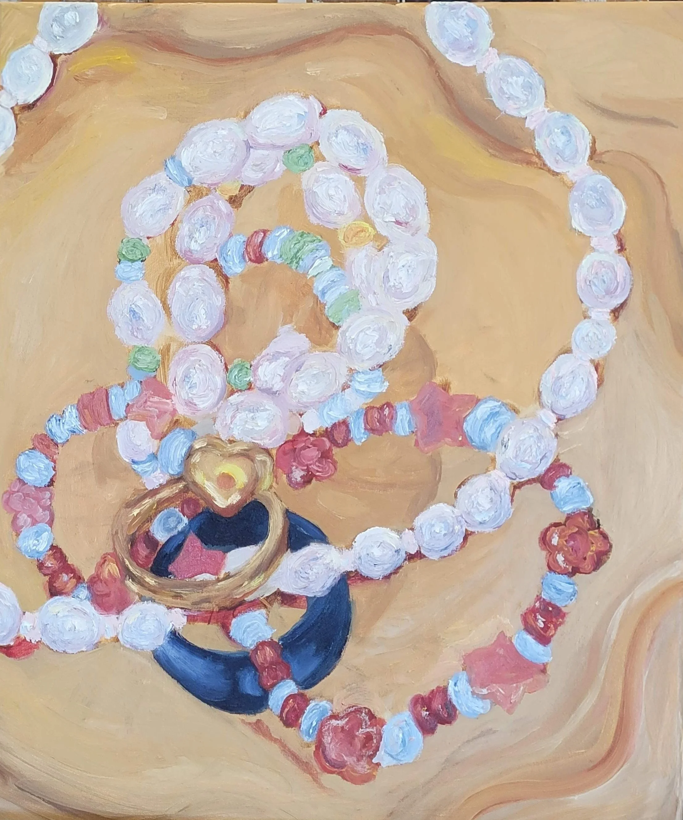 Close Up And Almost Personal,
Kathryn Guy, Oil paint, 40cm by 30cm, 2024