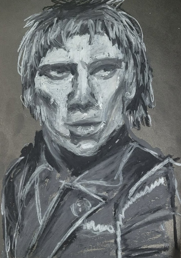 Daunting, 
Kathryn Guy, Oil Pastel, A4, 2024
Sold 