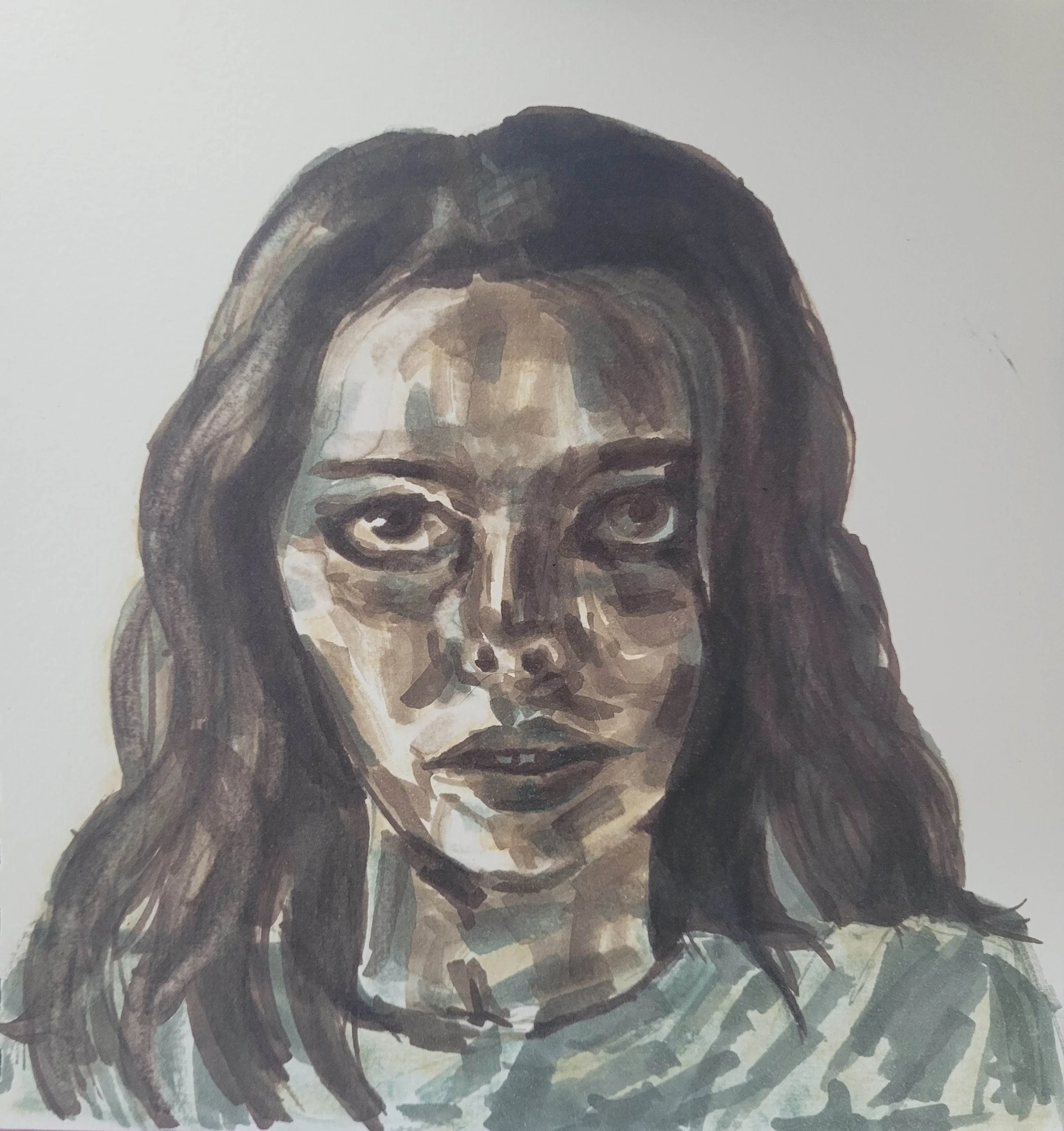 Knee High,
Kathryn Guy, Alcohol Marker, A4, 2024