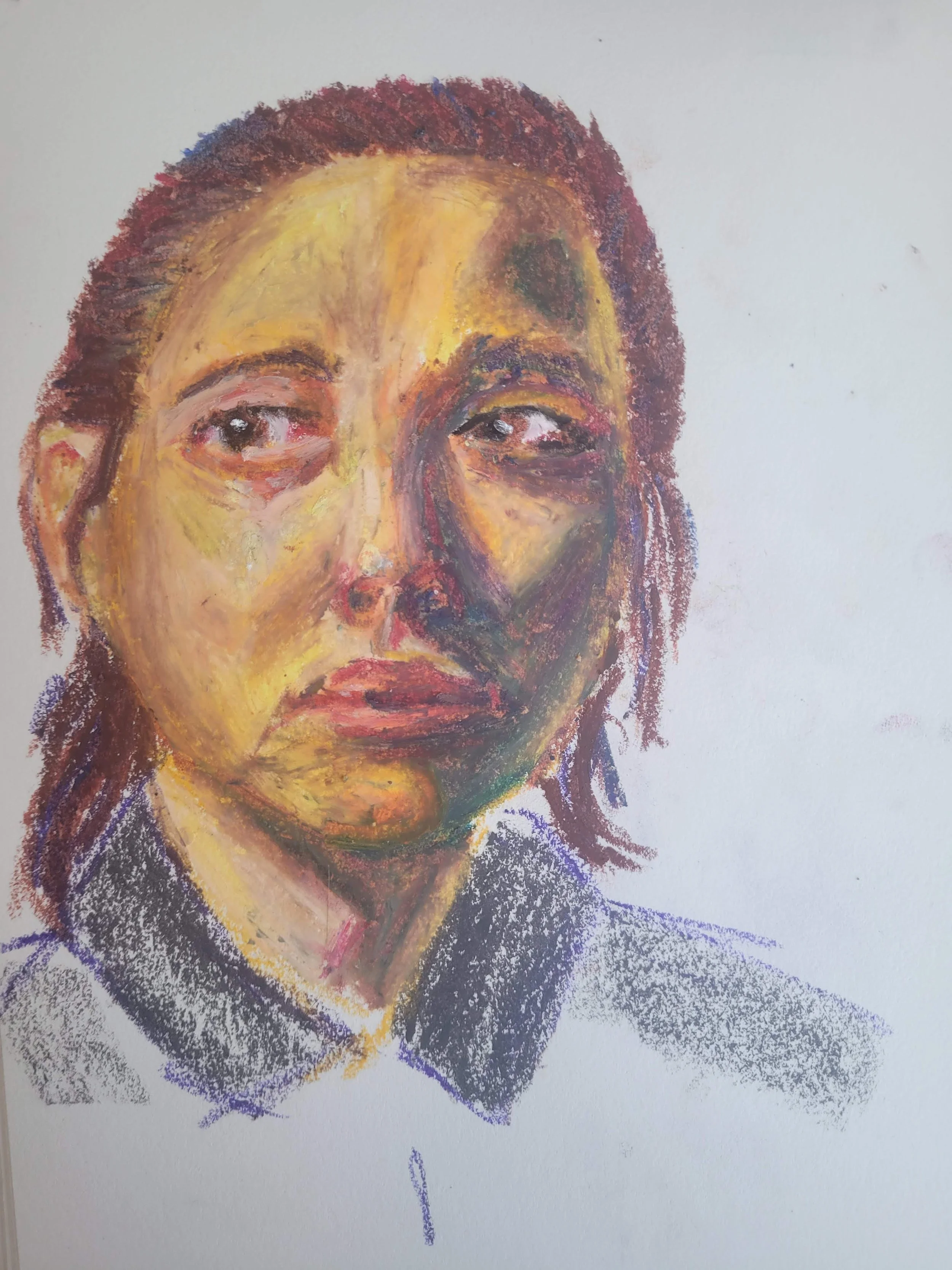 Canard,
Kathryn Guy, Oil Pastel, A4, 2025