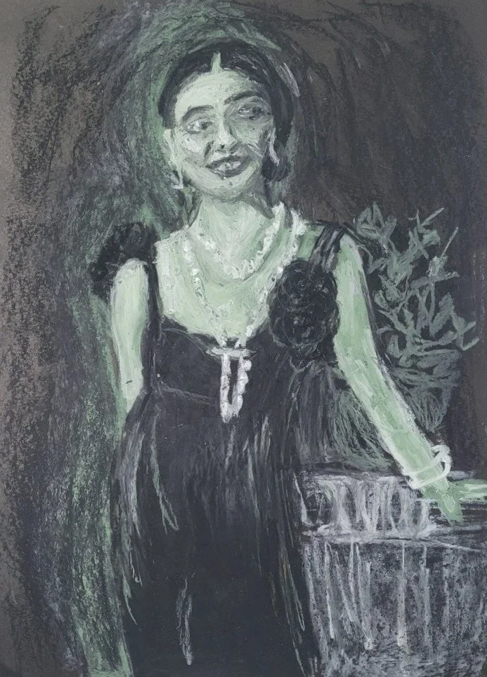 Bile,
Kathryn Guy, Oil Pastel, A4, 2023