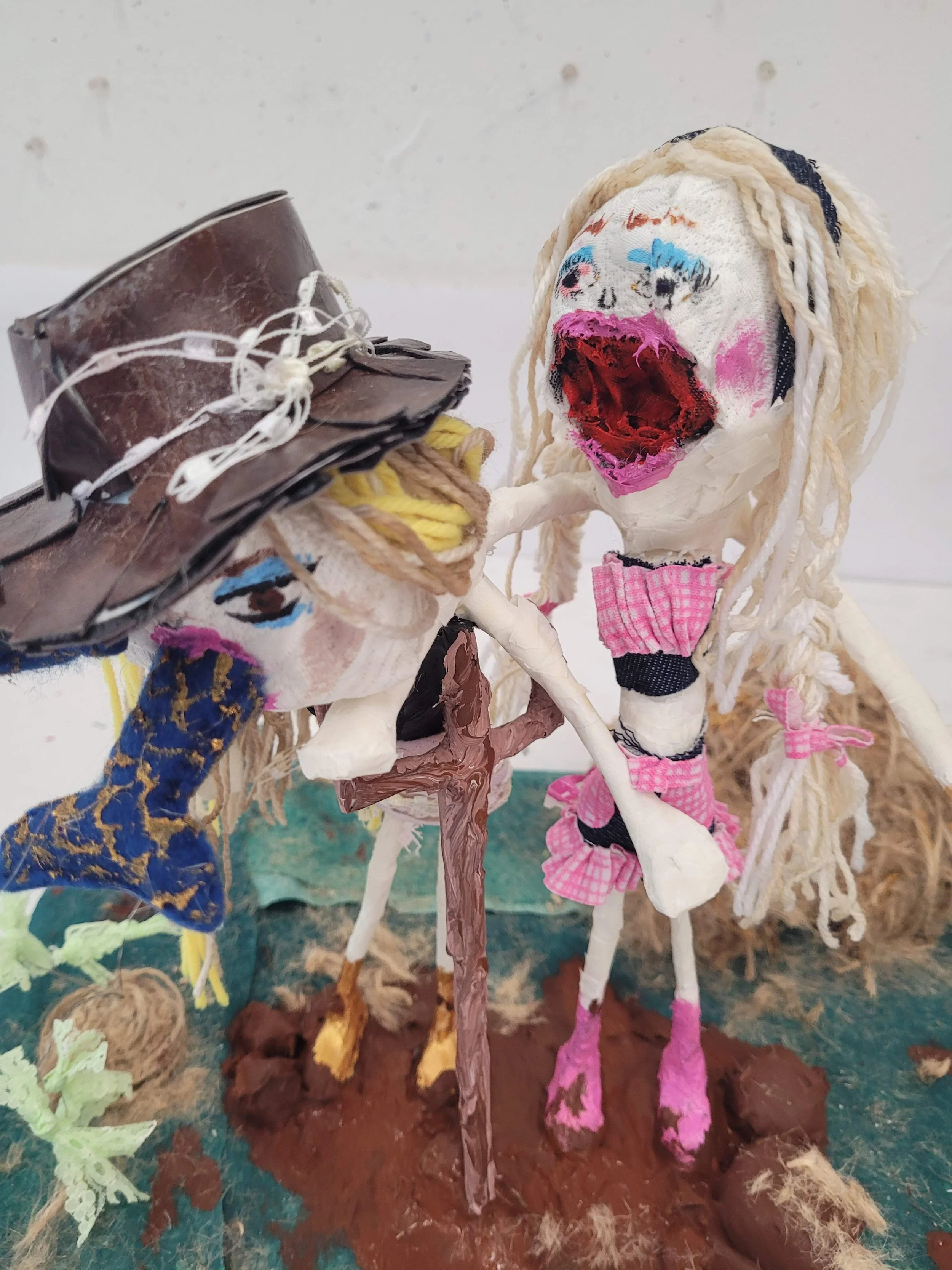 The Not So Simple Life,
Close up,
Kathryn Guy, Sculpture, 30cm by 20cm by 20cm, 2024