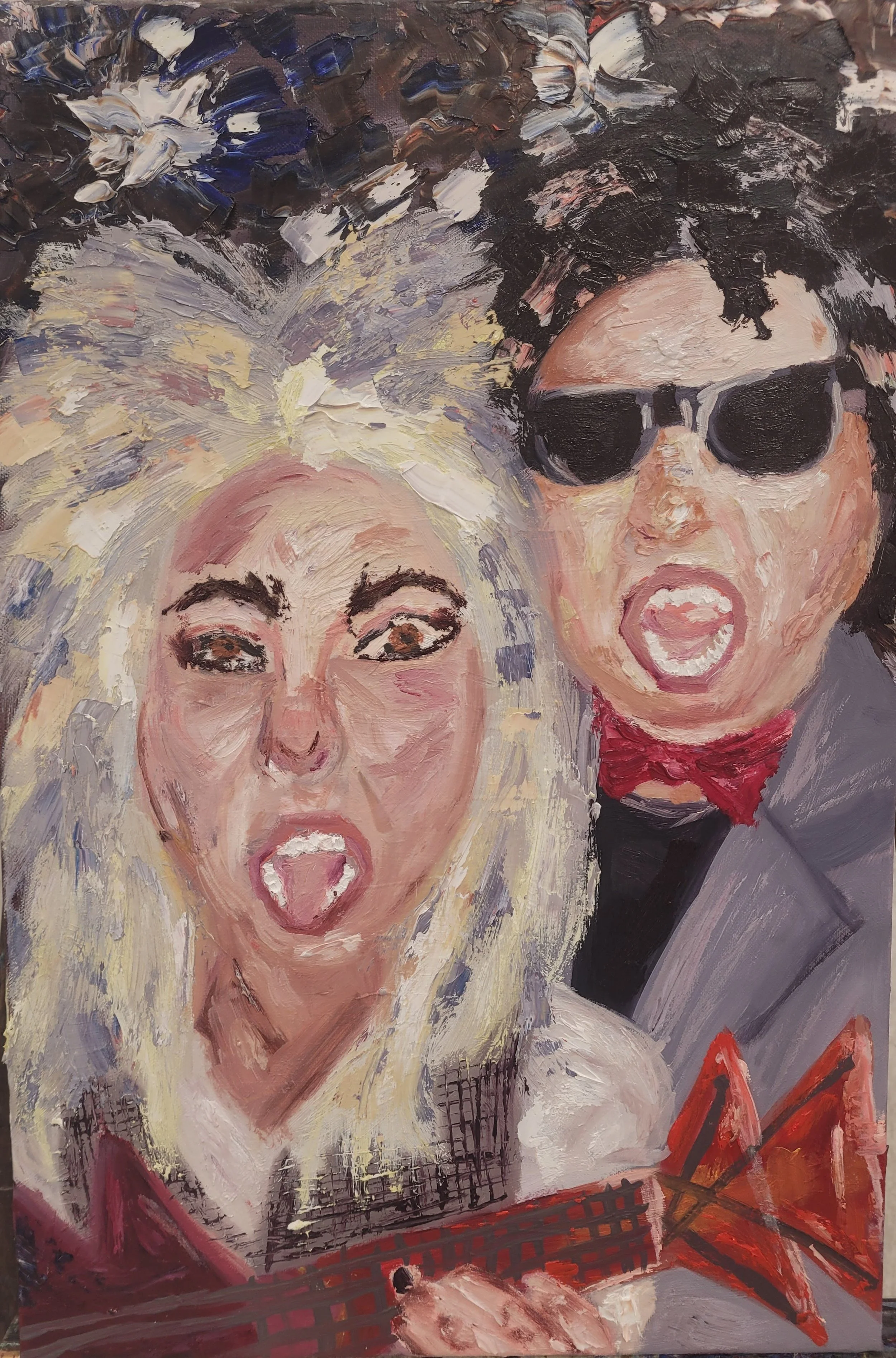 Rock And Role 
Kathryn Guy, Oil paint, 50cm by 30cm, 2024,
Unavailable 