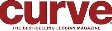 The logo of 'Curve,' a lesbian magazine with the tagline 'The Best-Selling Lesbian Magazine'.