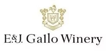 Logo of E&J Gallo Winery featuring a shield with a crest and floral details.