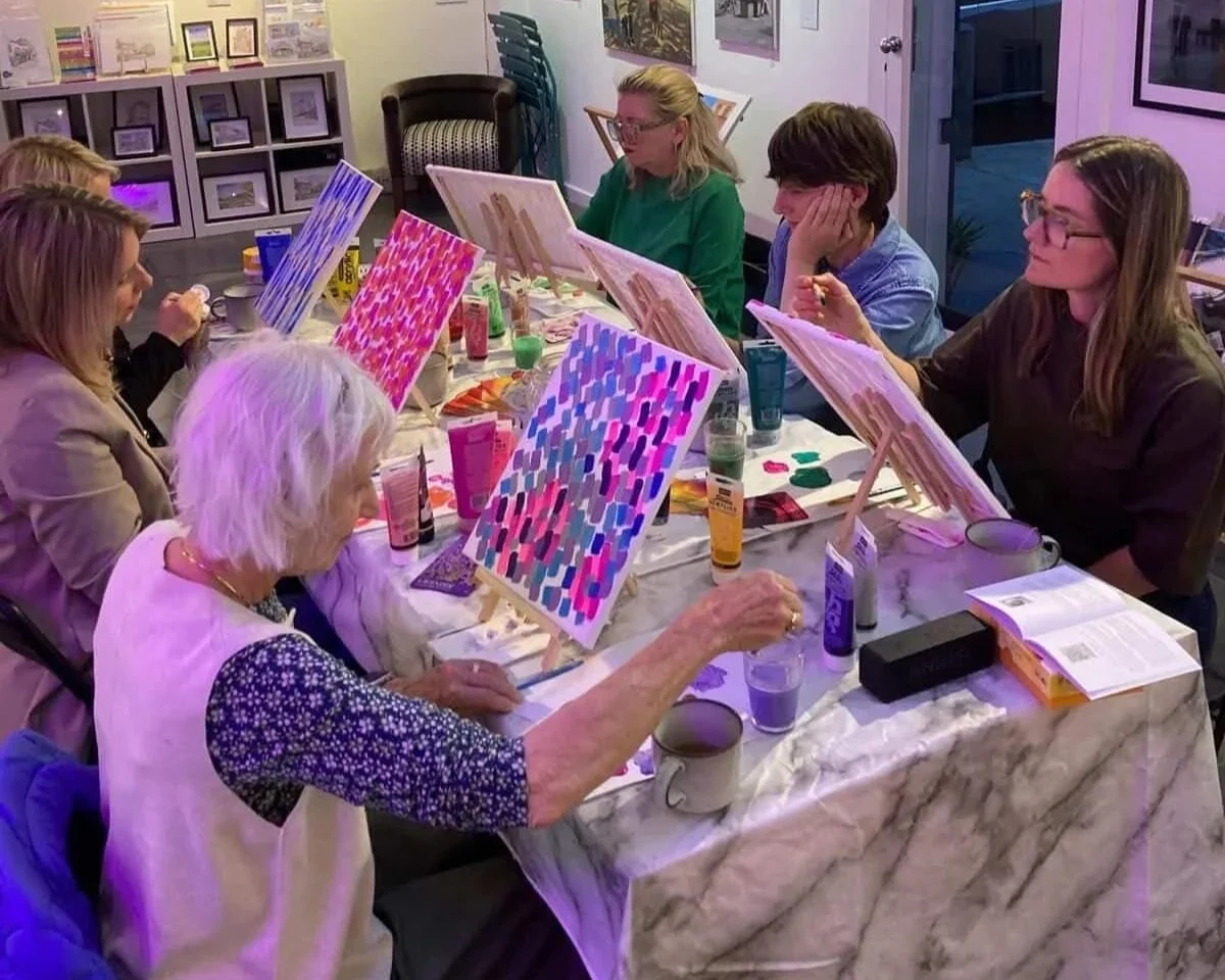 COLOUR FOR THE SOUL:  Intuitive painting workshop to reconnect with yourself and the present moment.