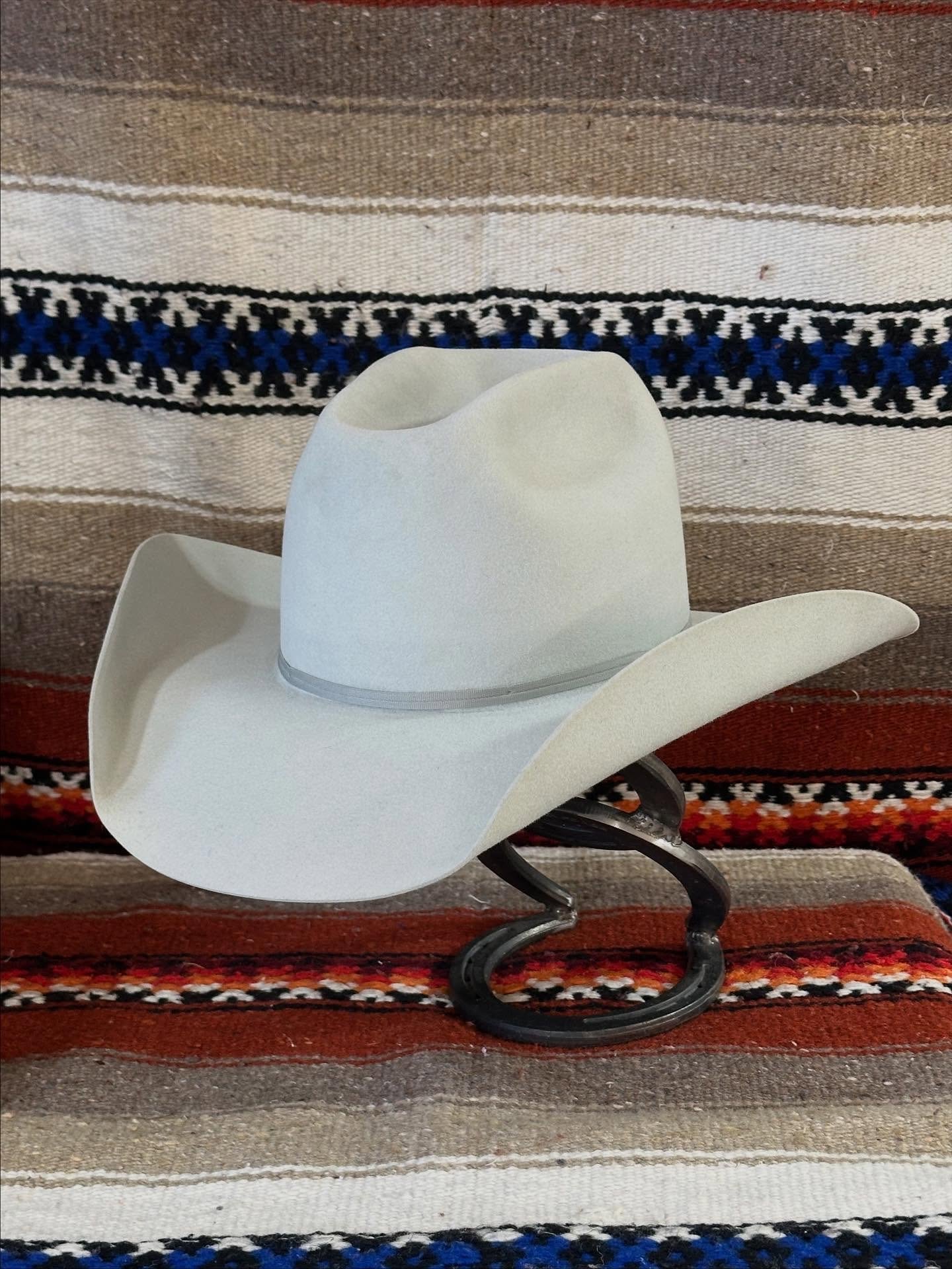 Custom Chris LeDoux style cowboy hat handmade in Wyoming