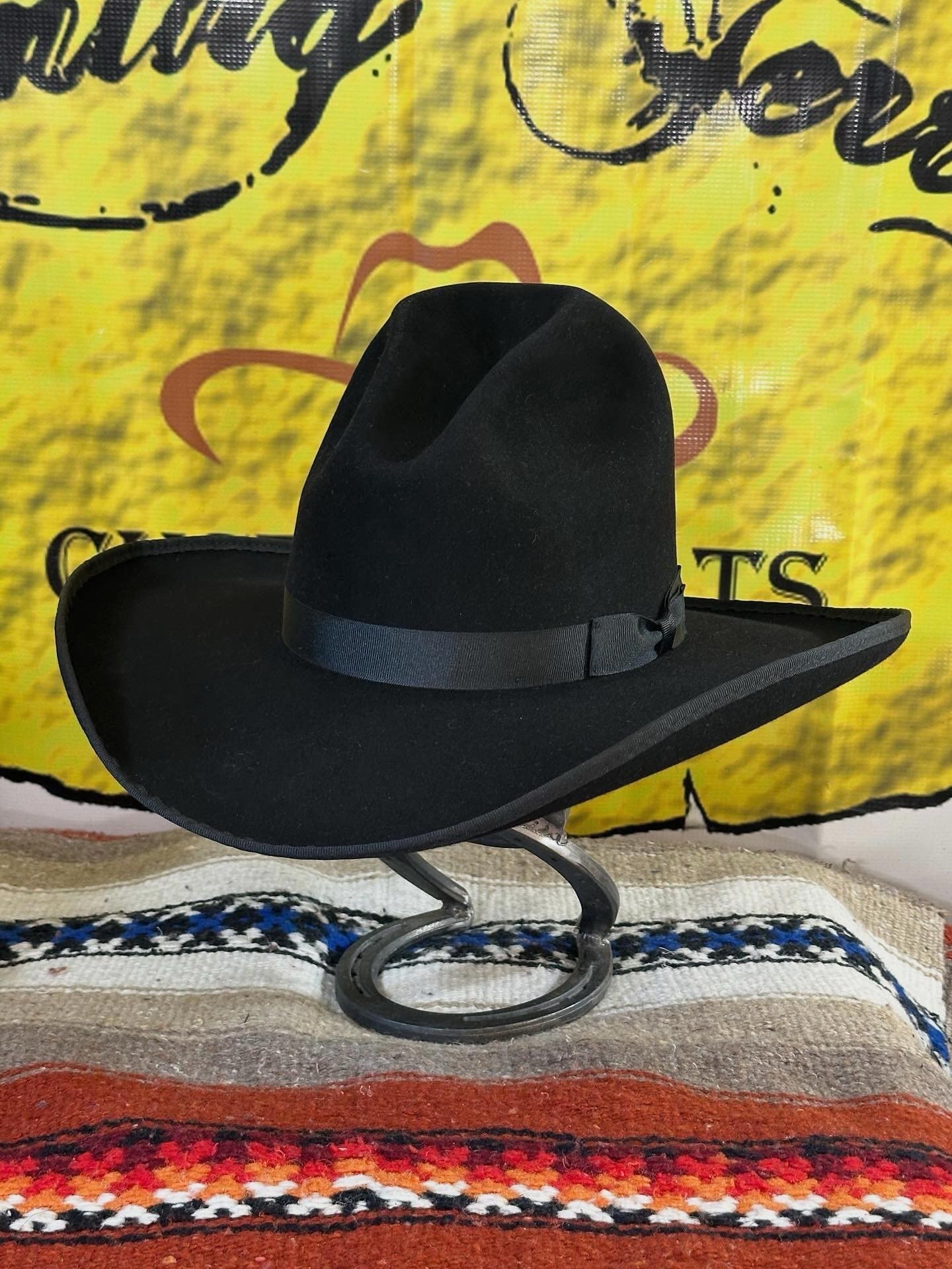 Custom Gus style cowboy hat handmade in Wyoming