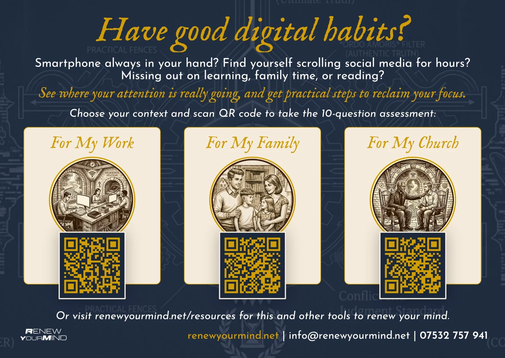 Digital Habits Assessment A6 Flyer